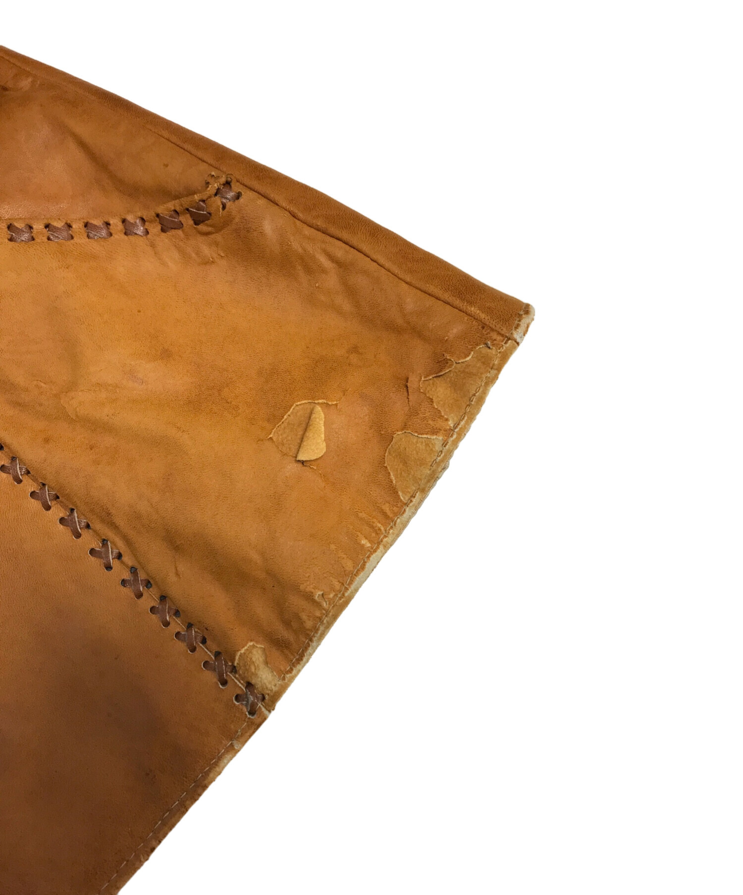 ヴィンテージ　Chervon ブラウンレザージャケット（サイズ表記無L位） ヴィンテージ Chervon ブラウンレザージャケット（サイズ表記無L位）