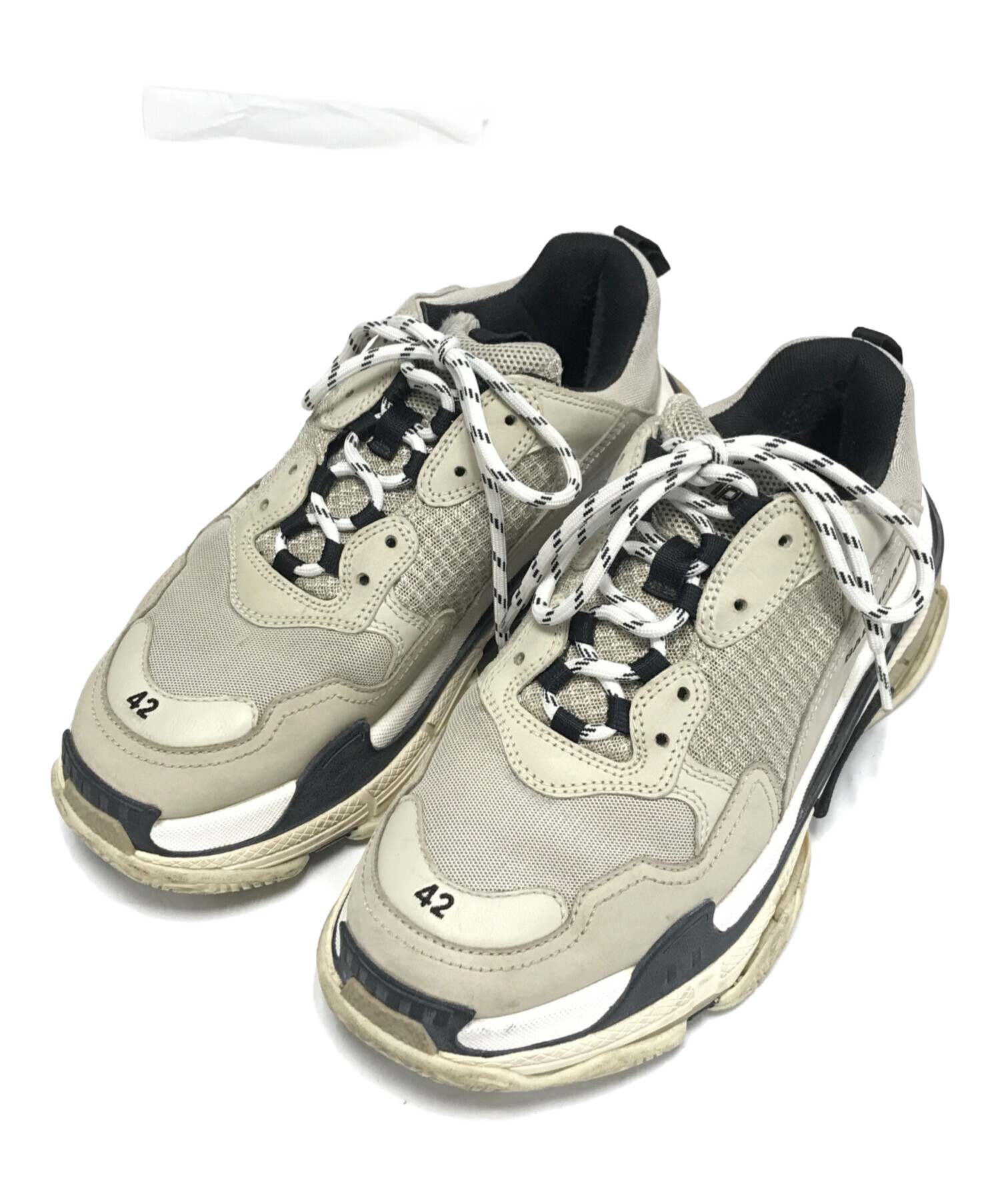 中古・古着通販】BALENCIAGA (バレンシアガ) TRIPLE S グレー サイズ