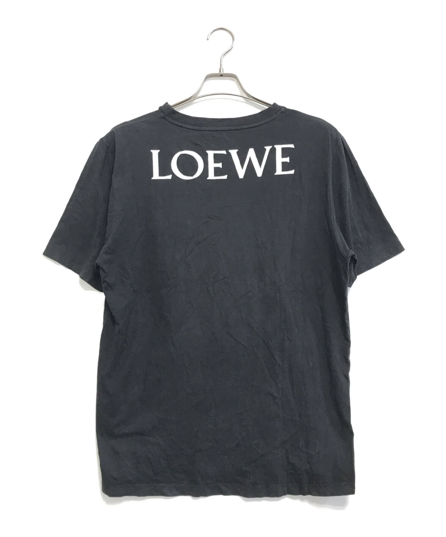 中古・古着通販】LOEWE (ロエベ) Tシャツ ブラック サイズ:XL 