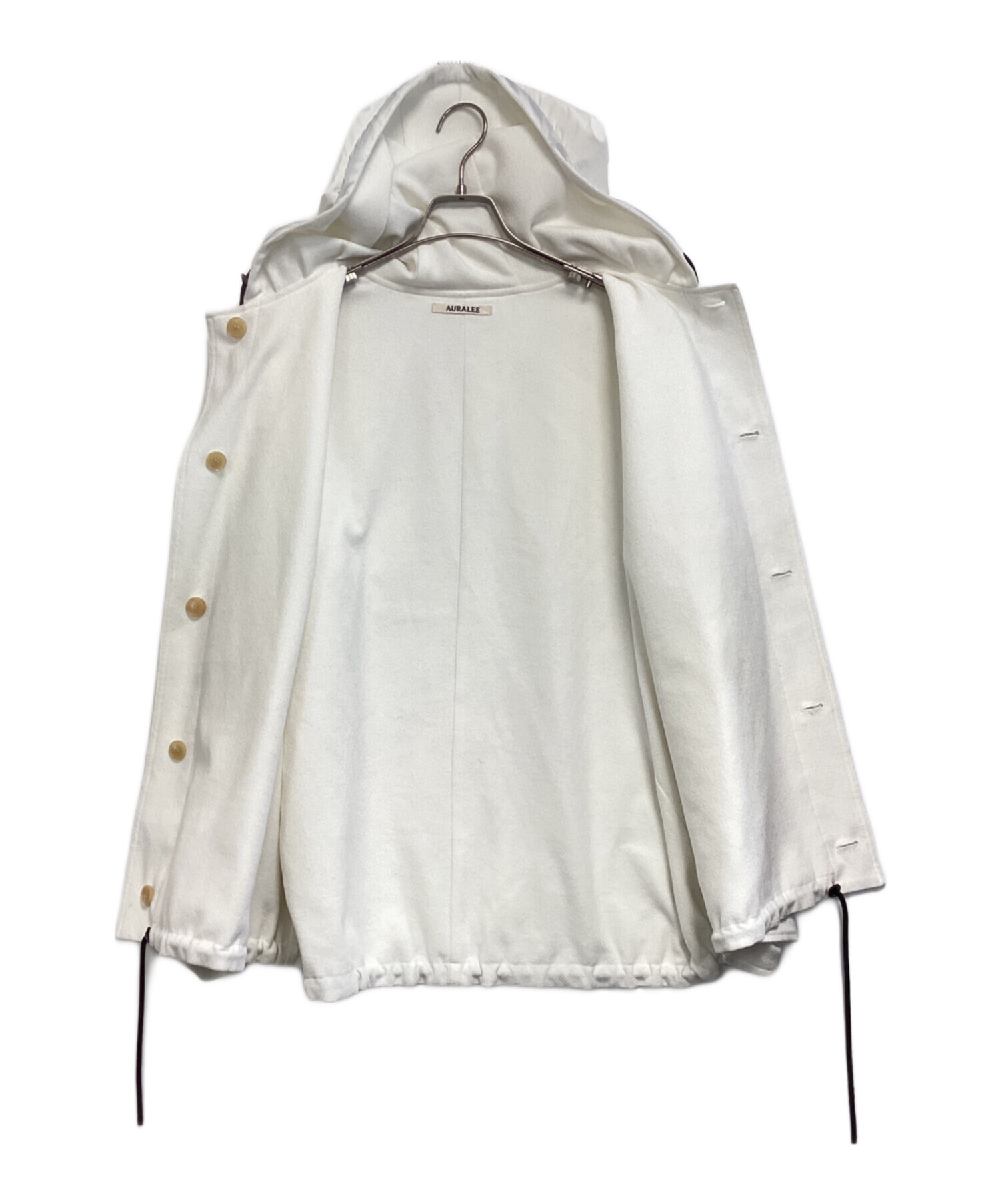 中古・古着通販】AURALEE (オーラリー) パーカー ホワイト サイズ:4