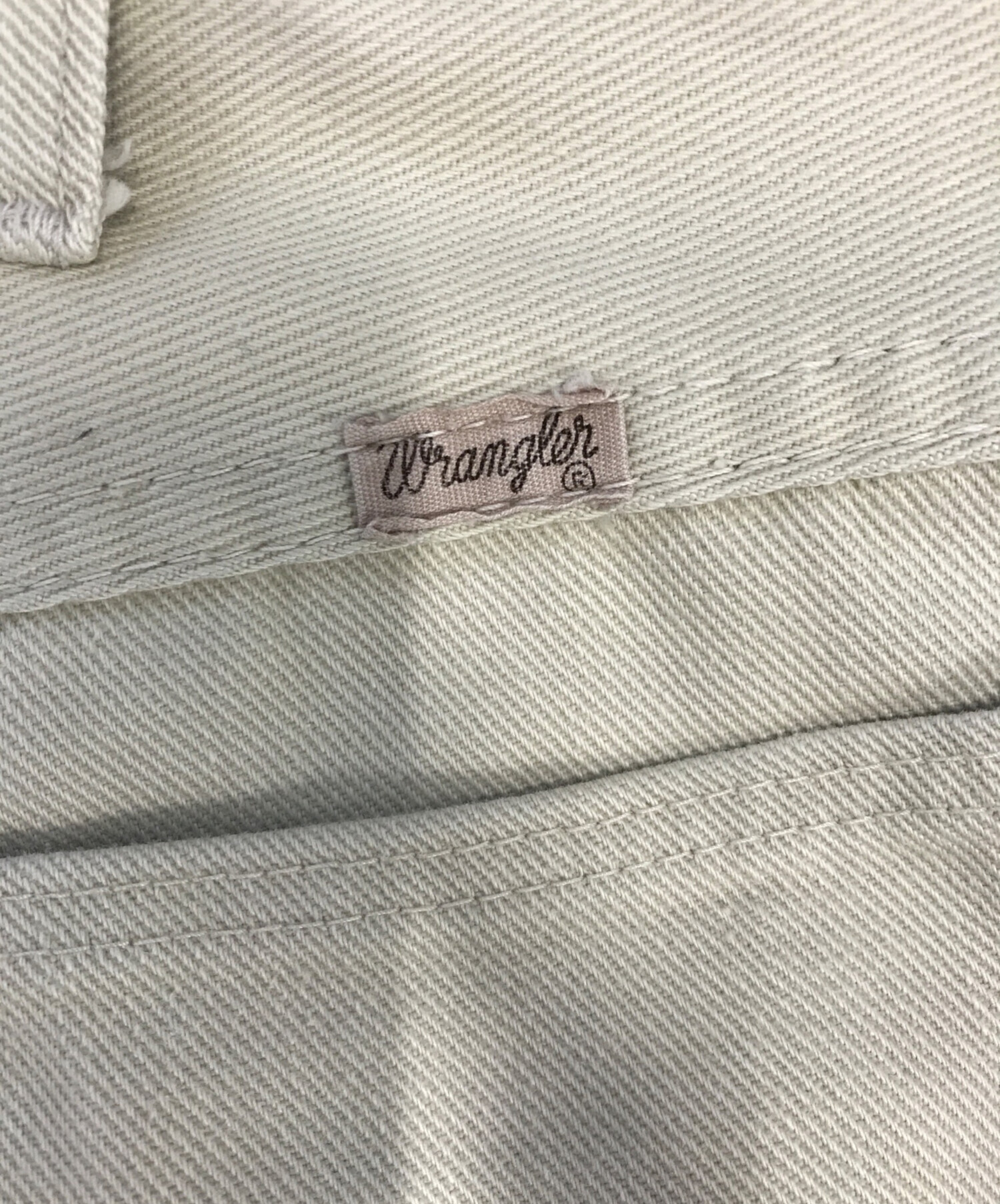 中古・古着通販】Wrangler (ラングラー) カツラギパンツ ベージュ