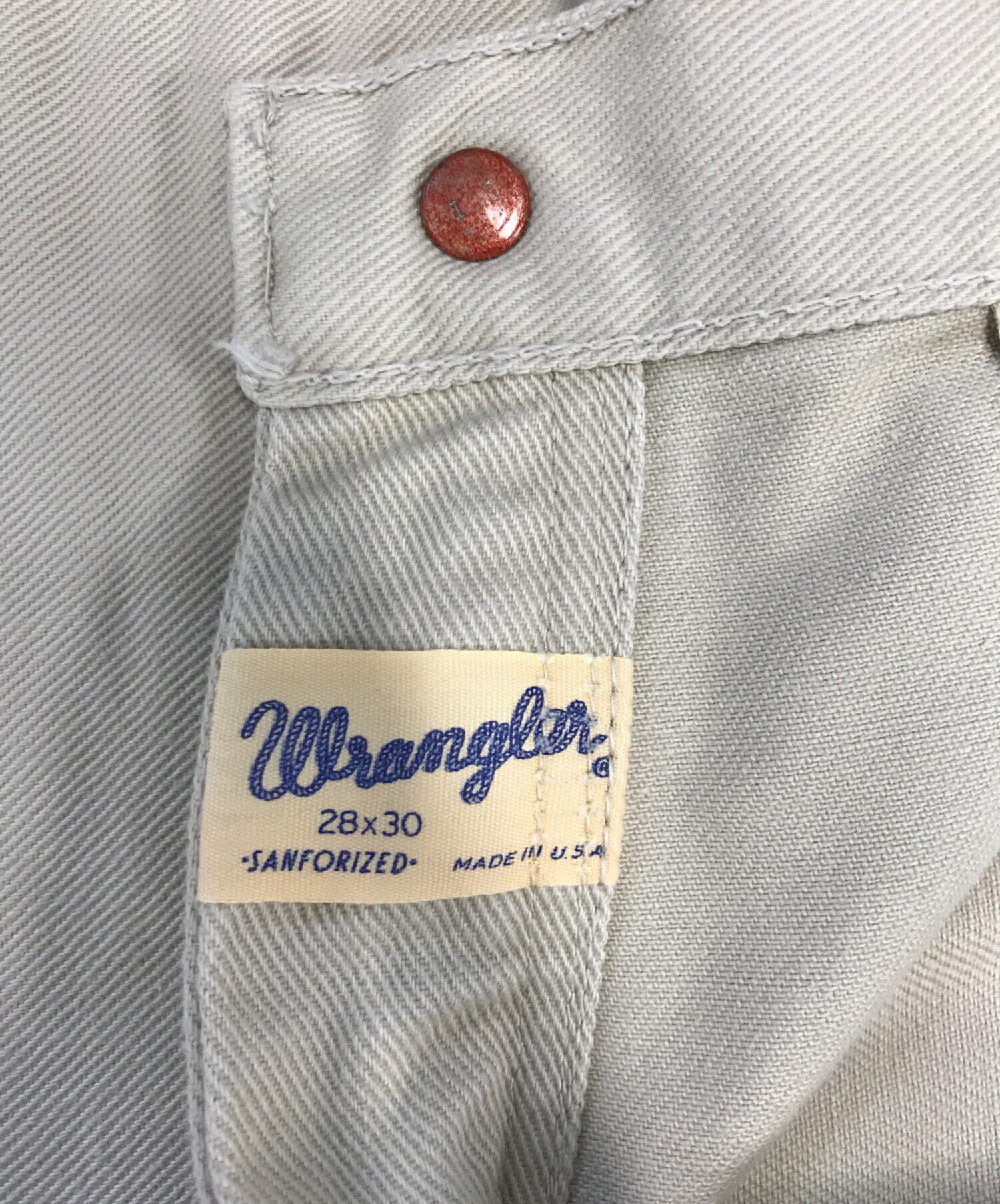 中古・古着通販】Wrangler (ラングラー) カツラギパンツ ベージュ