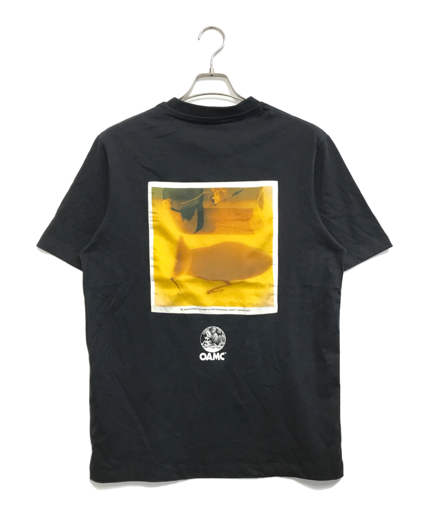 中古・古着通販】OAMC (オーエーエムシー) プリントTシャツ ブラック