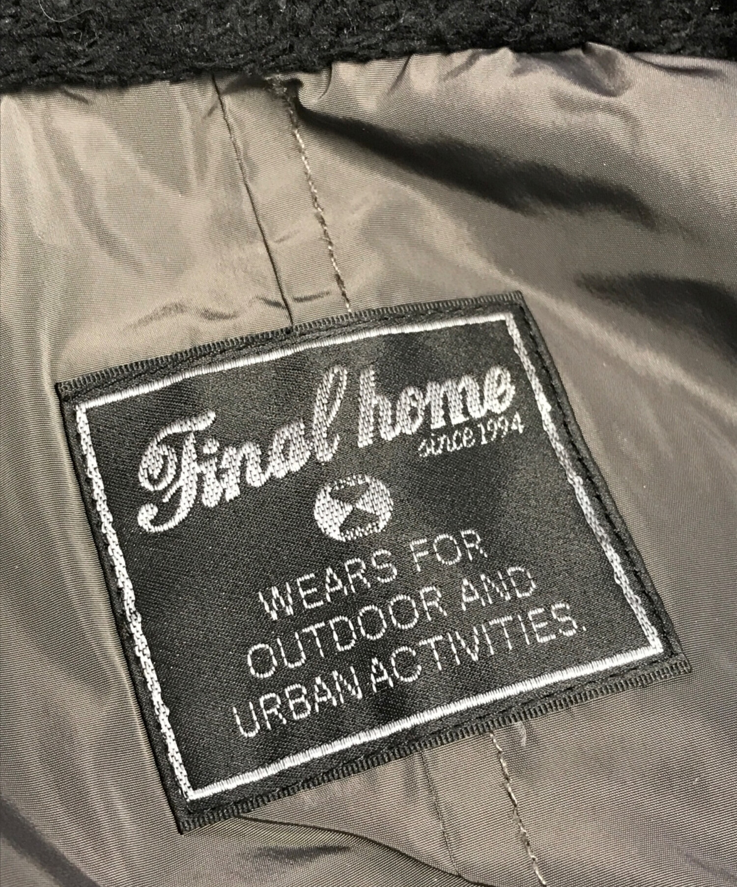中古・古着通販】FINAL HOME (ファイナルホーム) 変形襟ボアギッミック 