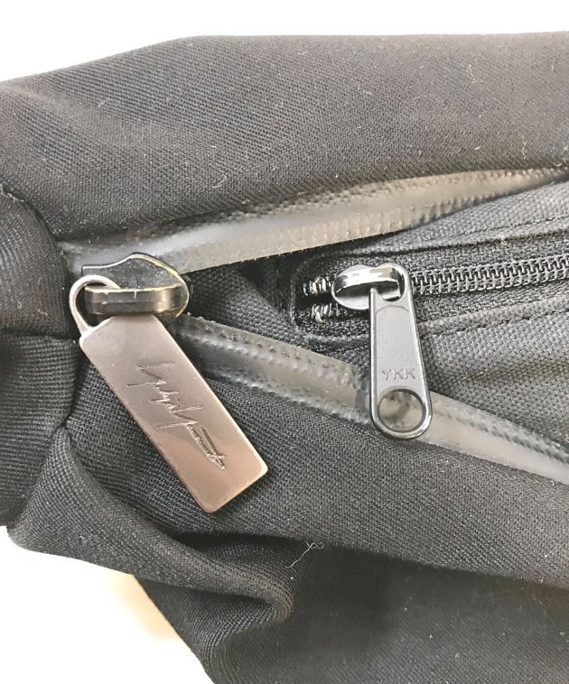 【新品未使用】ヨウジヤマモト ファスナー付き レザーショルダーバッグ 中古・古着通販】YOHJI YAMAMOTO (ヨウジヤマモト) ショルダーバッグ