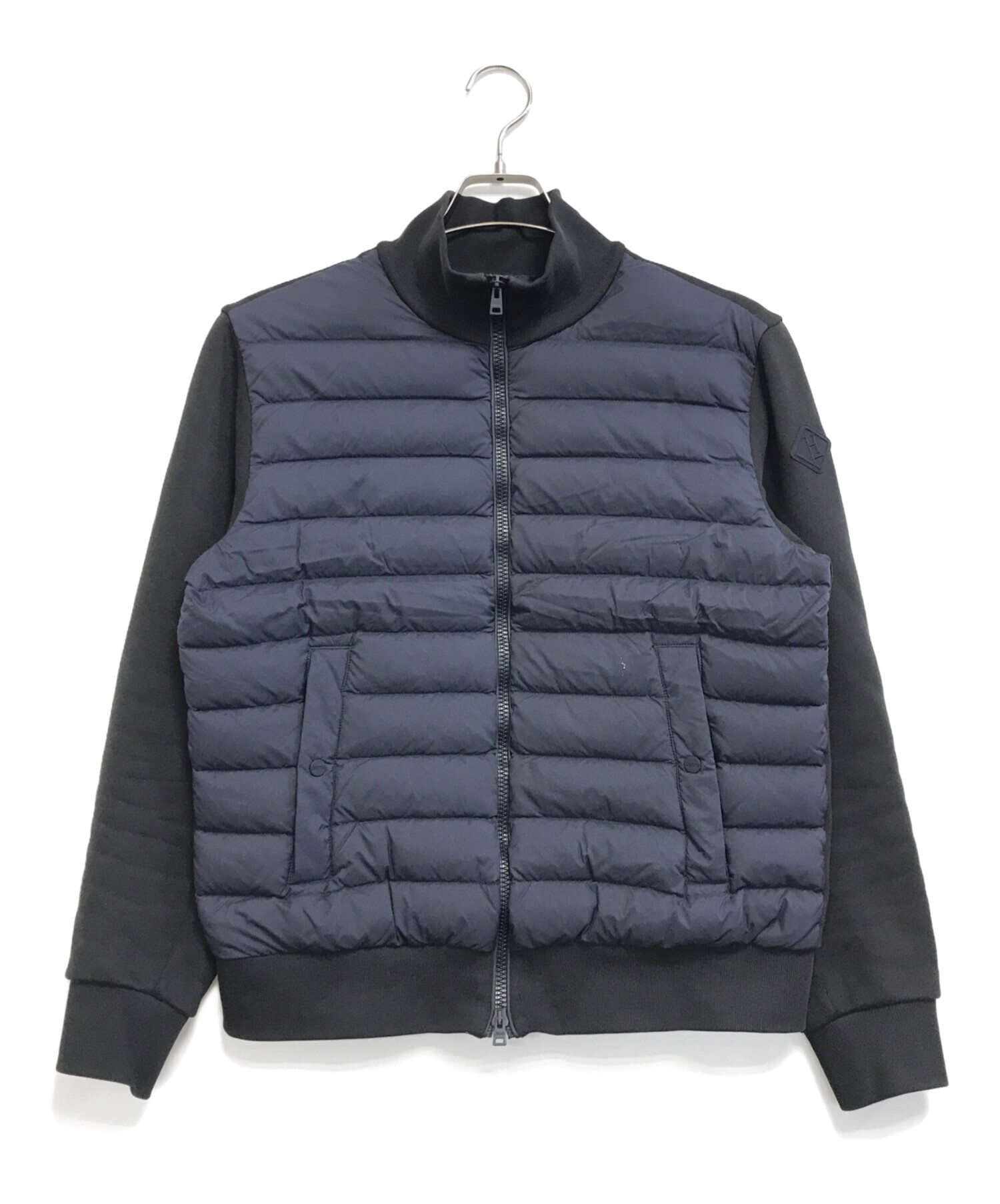中古・古着通販】HERNO (ヘルノ) 切替ダウンジャケット ネイビー 