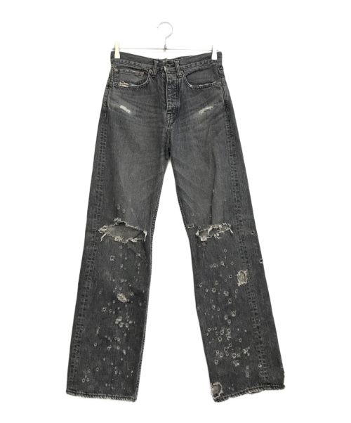 中古・古着通販】DAIRIKU (ダイリク) ダメージ加工デニムパンツ