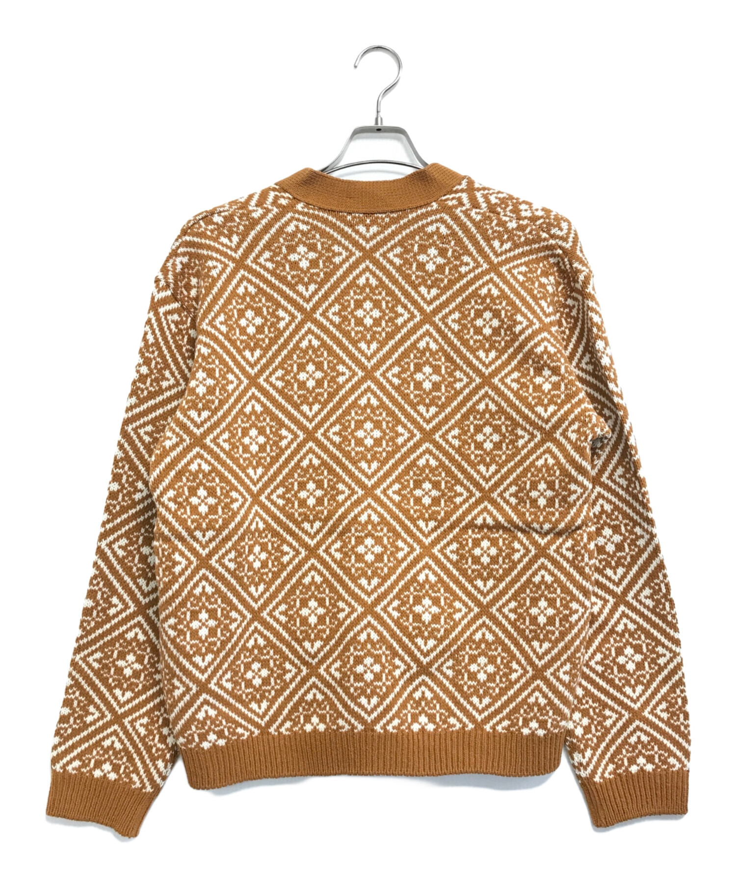 中古・古着通販】TAIGA IGARI (タイガイガリ) Tile Knit Cardigan