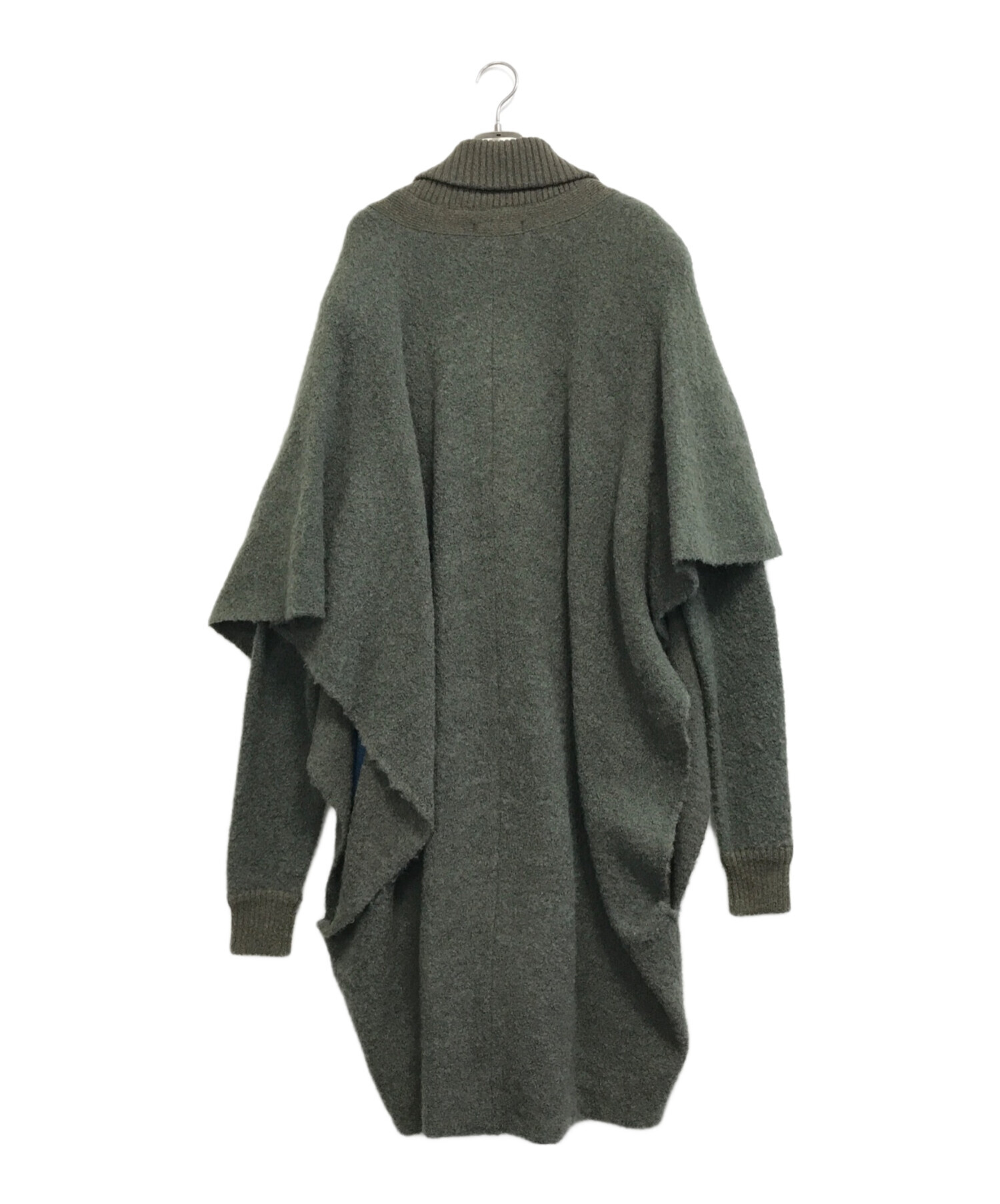 イッセイミヤケ　ポンチョ 中古・古着通販】ISSEY MIYAKE (イッセイミヤケ) レイヤードポンチョ