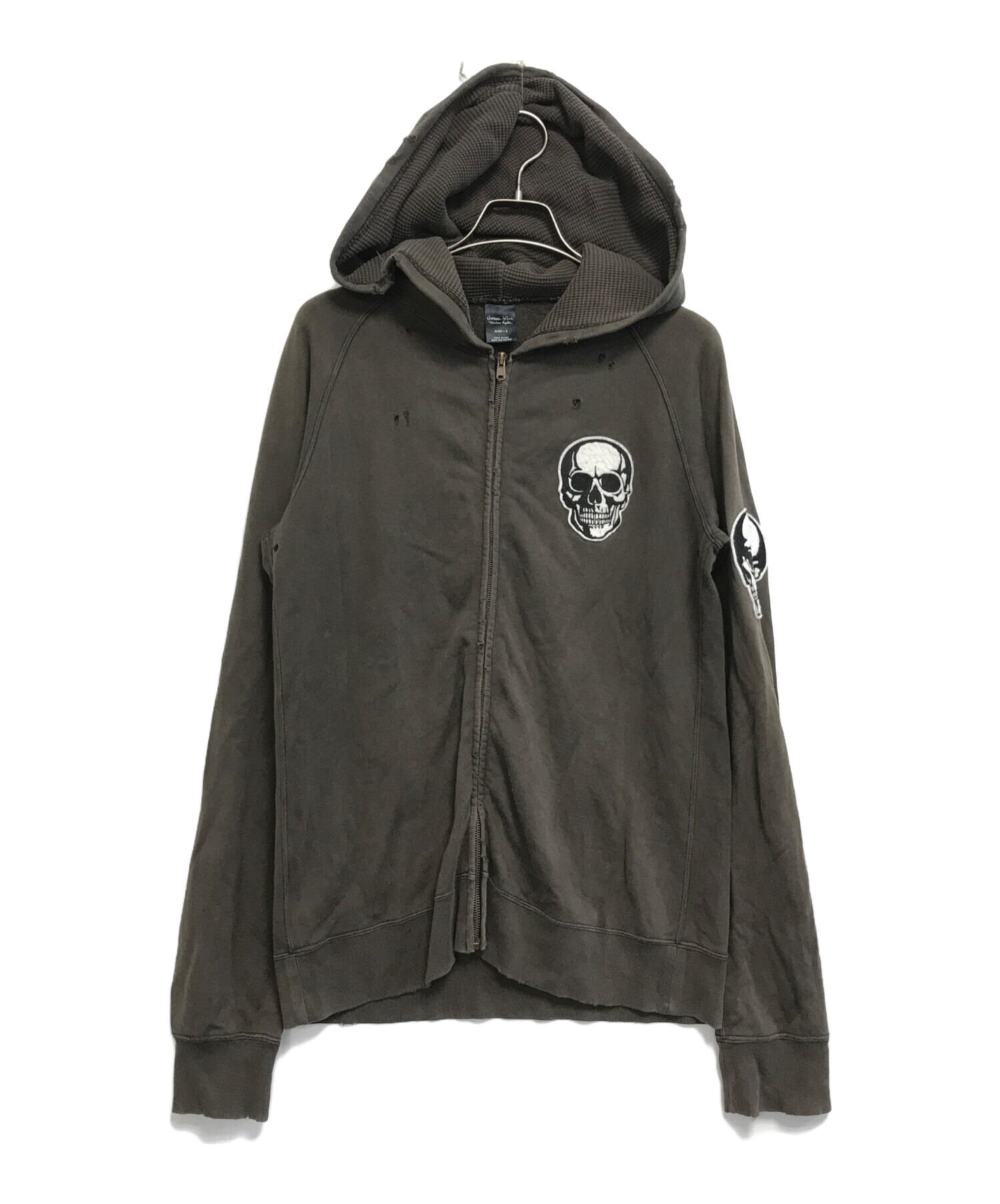中古・古着通販】NUMBER (N)INE (ナンバーナイン) スカルジップ 