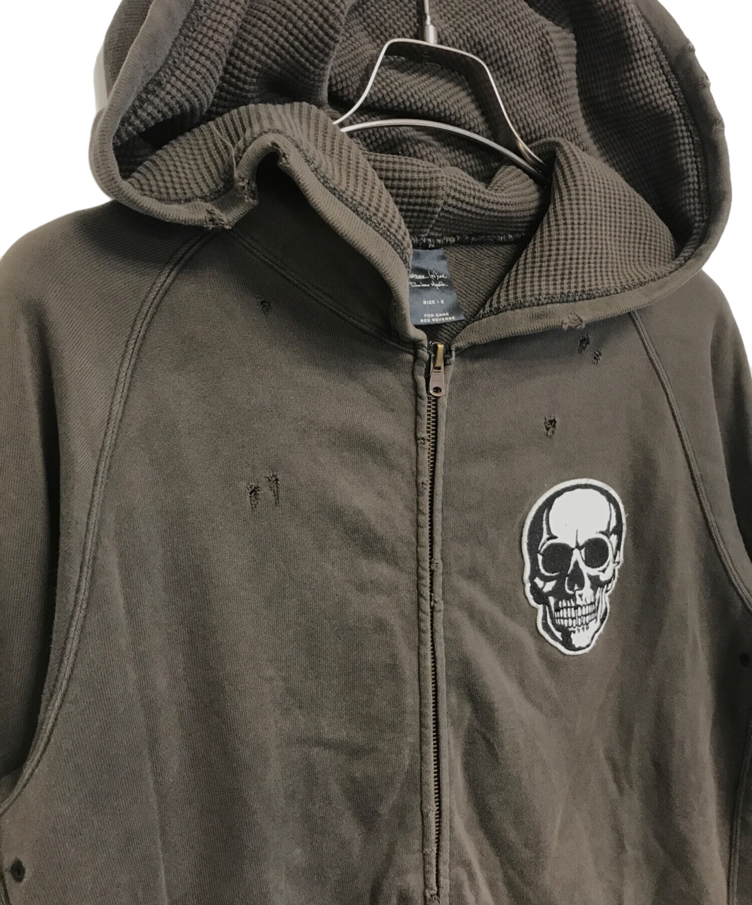 中古・古着通販】NUMBER (N)INE (ナンバーナイン) スカルジップ 