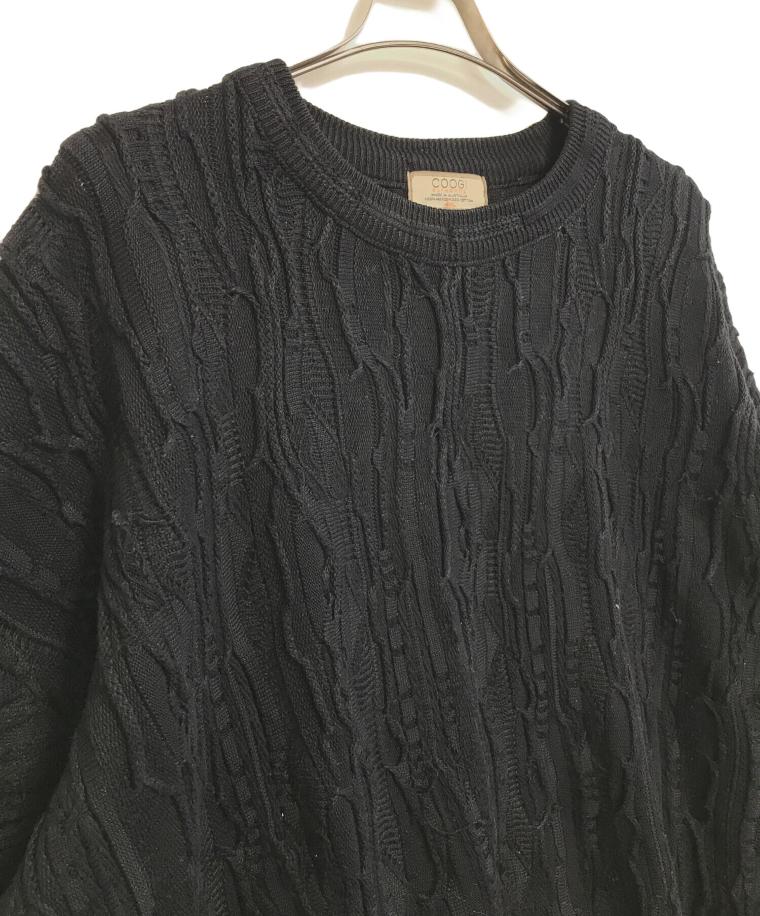 COOGI クージー 3D ニット ブラック Sサイズ 中古・古着通販】Coogi (クージー) 3Dニット ブラック サイズ:4XL