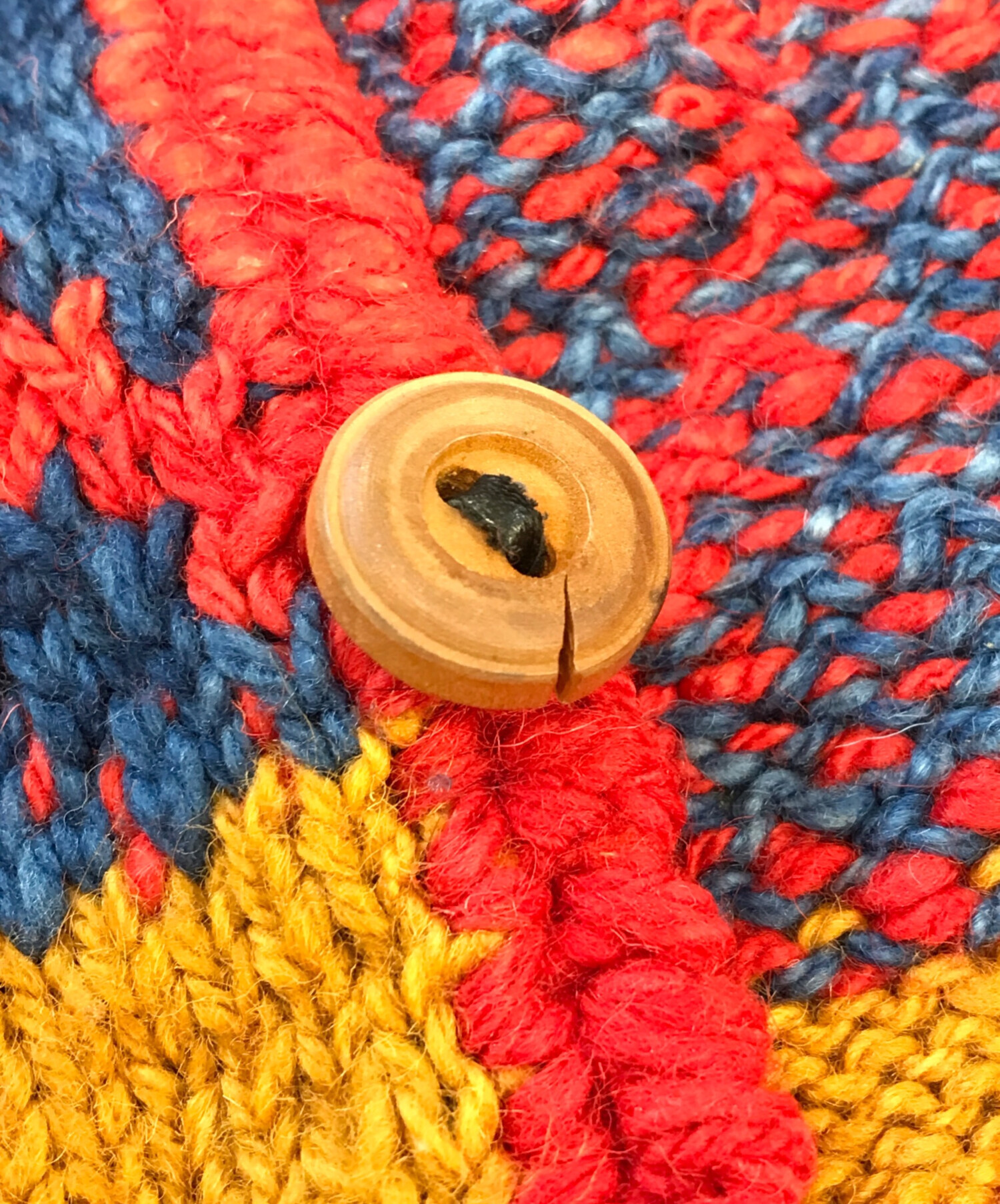 中古・古着通販】amano (アマノ) 襟付きエクアドルニットカーディガン