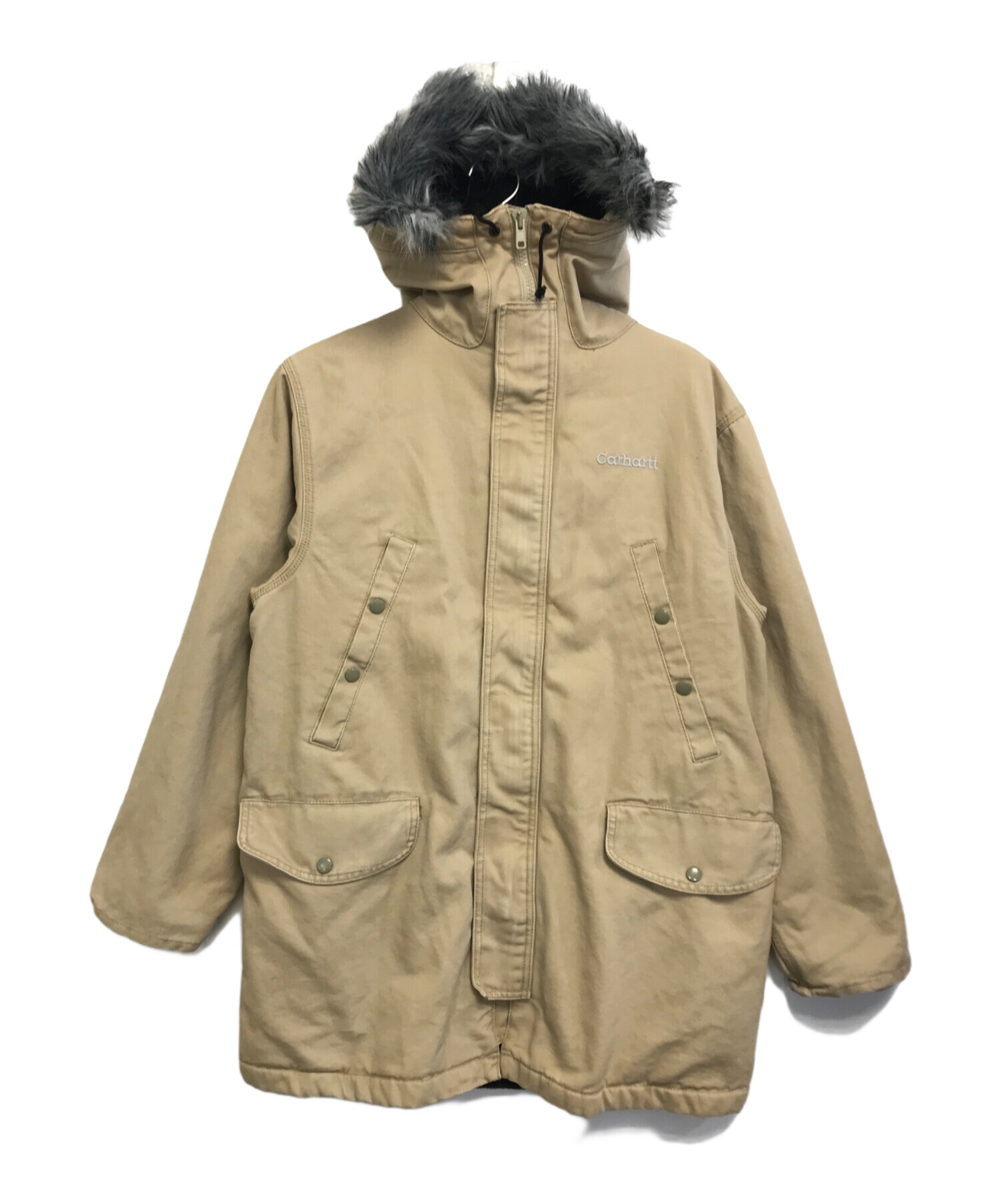 Carhartt ベージュ アウタージャケット carhartt - カーハート ジップ