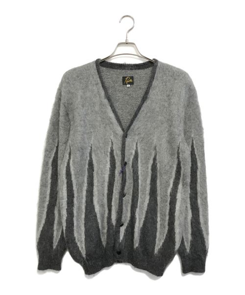 ✨未使用級✨needles デニム柄 モヘア カーディガン 2/M グレー ✨未使用級✨needles デニム柄 モヘア カーディガン 2/M グレー