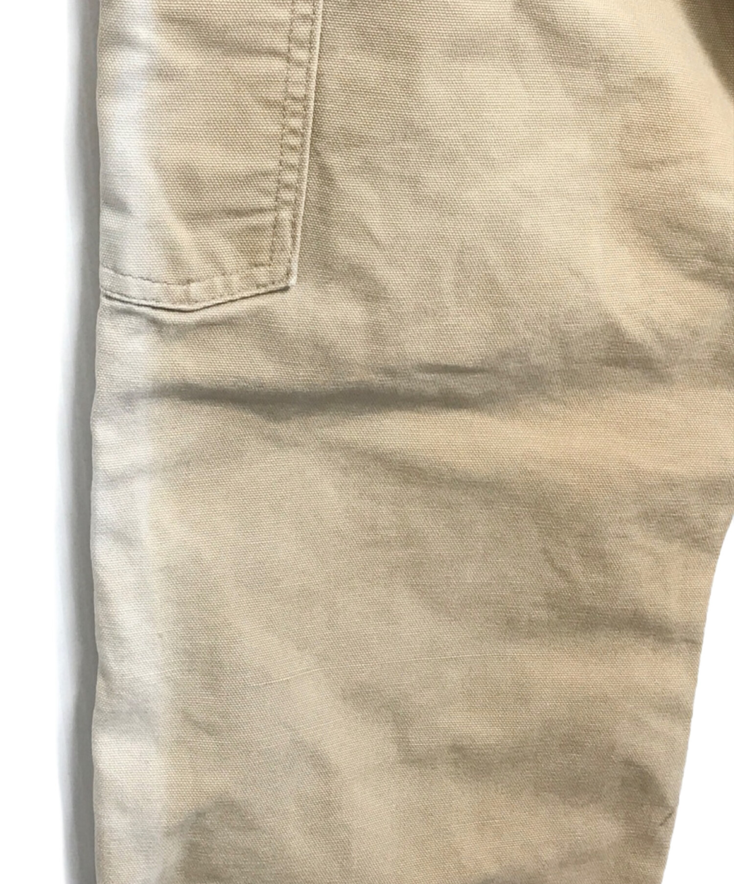 本日まで出品】Carhartt カーハート ダブルニーベージュ ボロ 中古