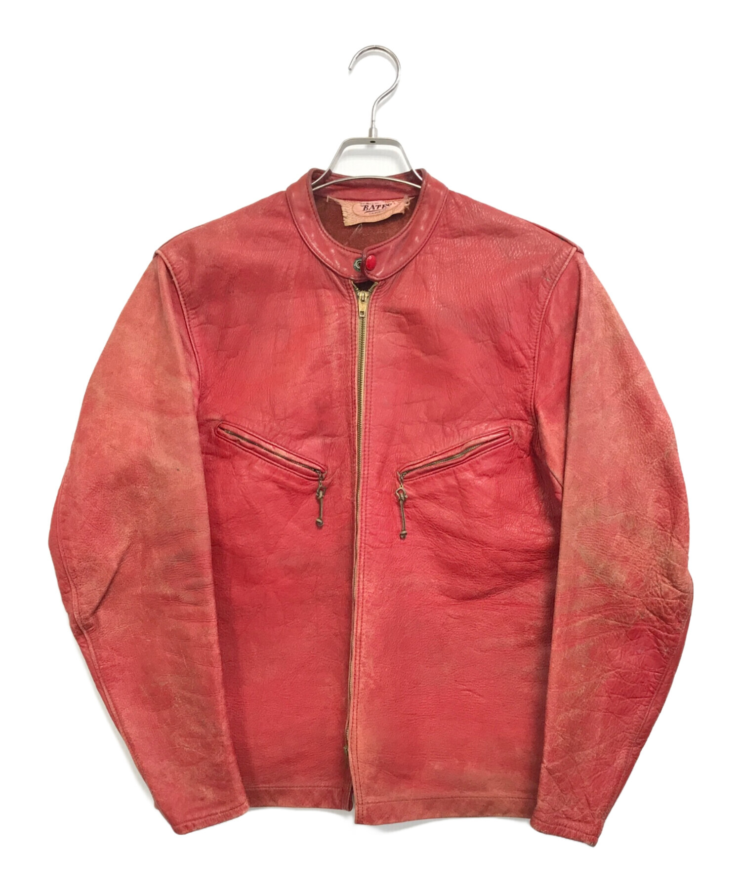中古・古着通販】BATES (ベイツ) シングルレザージャケット 中古・古着通販】BATES (ベイツ) シングルレザージャケット