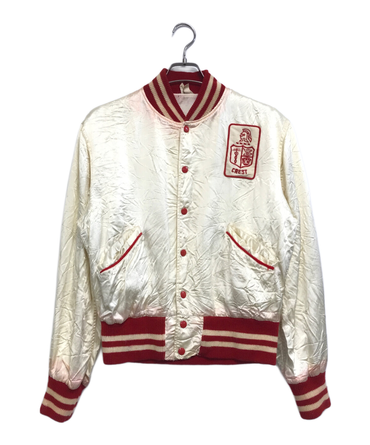中古・古着通販】butwin (バトウィン) スタジャン ホワイト サイズ:42