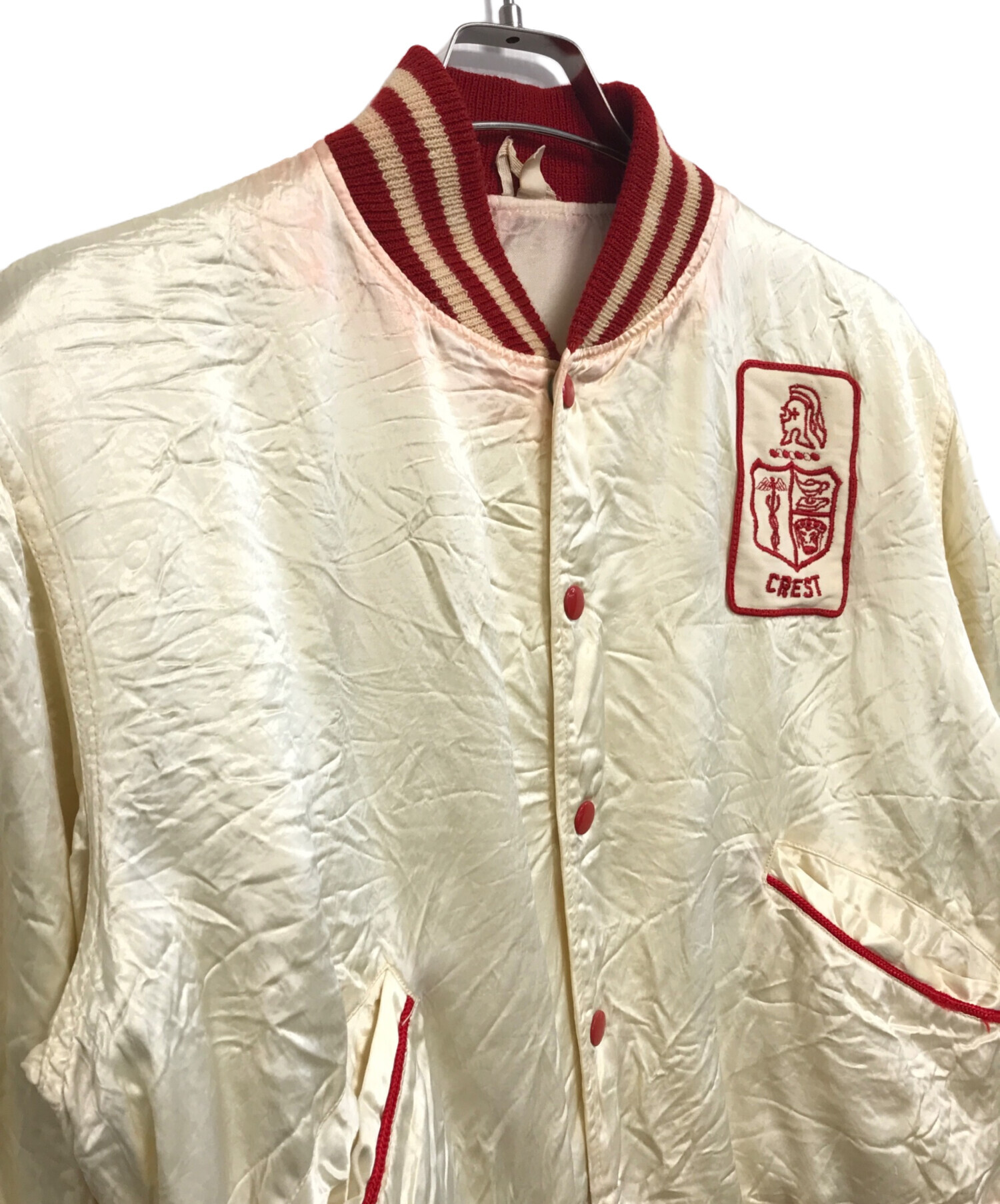 中古・古着通販】butwin (バトウィン) スタジャン ホワイト サイズ:42