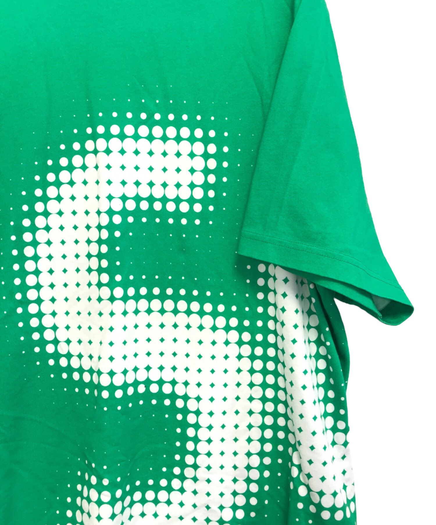 中古・古着通販】SUPREME (シュプリーム) Halftone S/S Top グリーン 