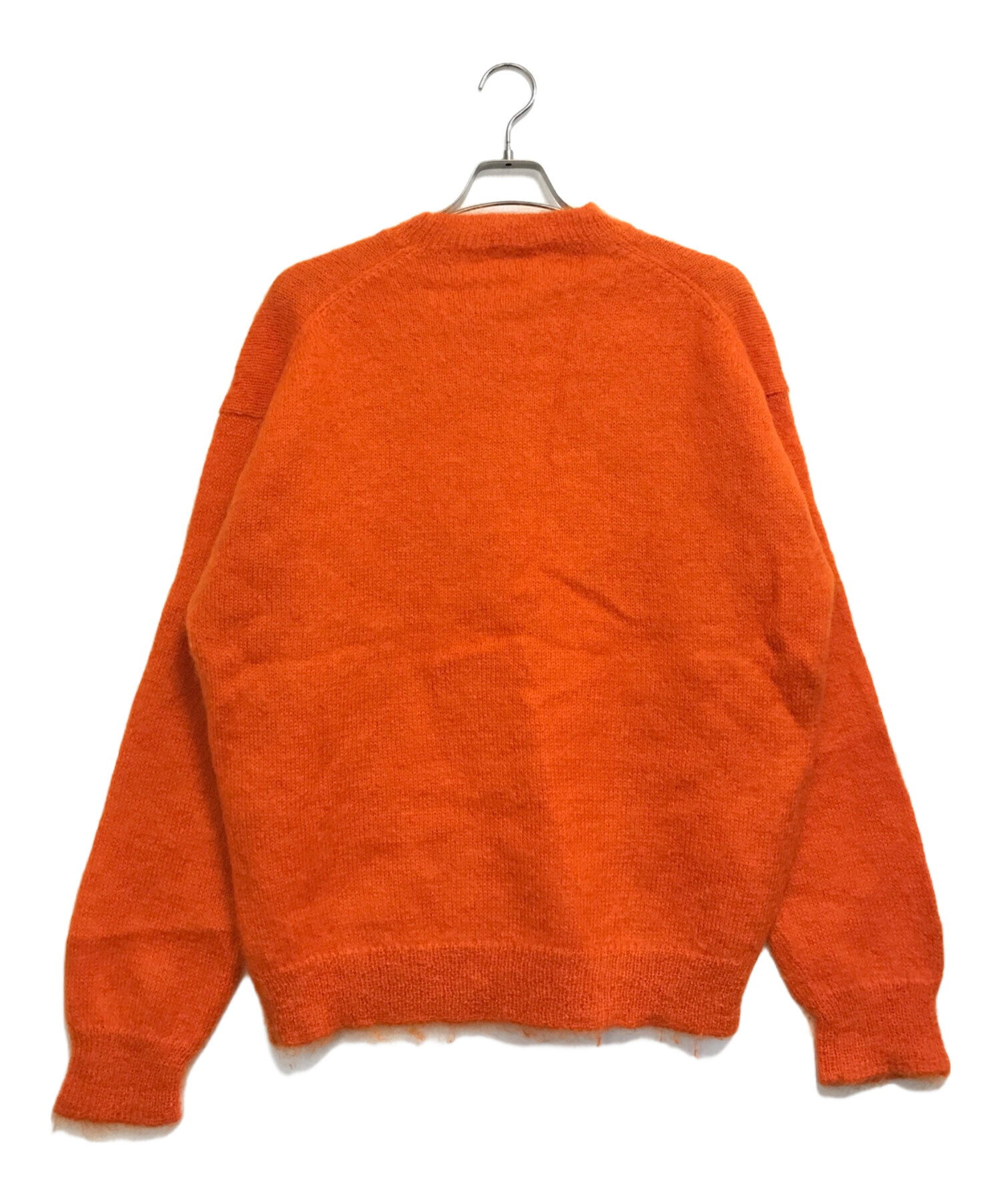 中古・古着通販】AURALEE (オーラリー) KID MOHAIR KNIT オレンジ