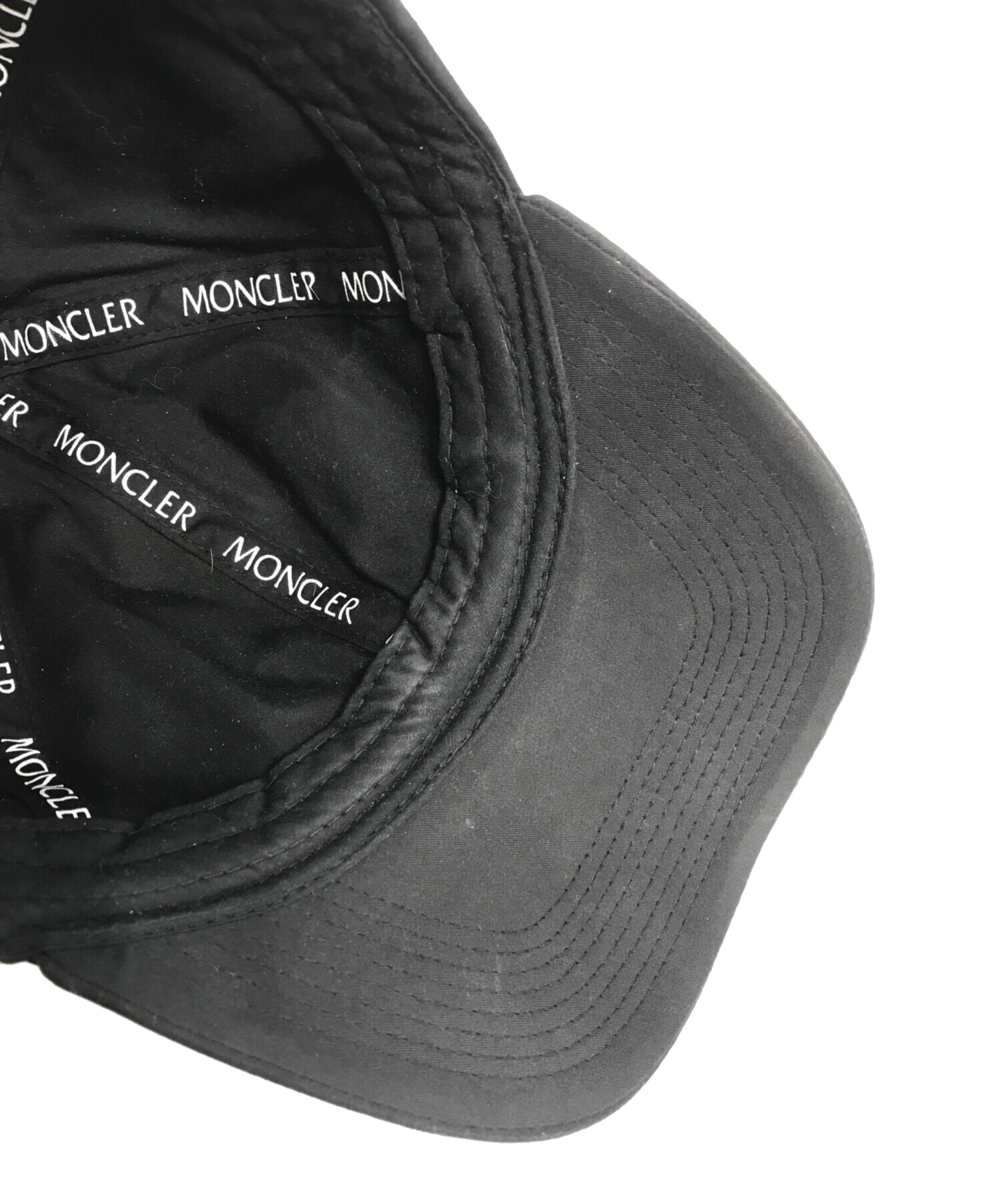 中古・古着通販】MONCLER (モンクレール) キャップ ブラック｜ブランド