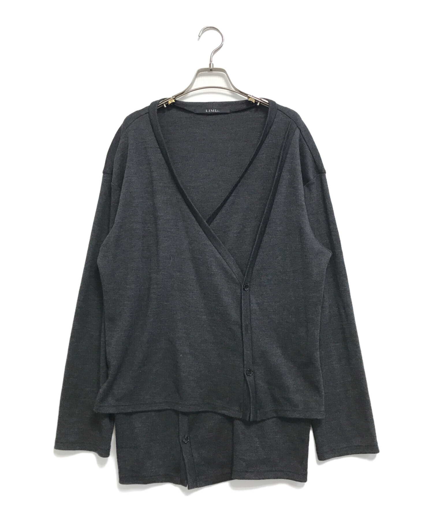 中古・古着通販】LIMI feu (リミフゥ) レイヤードウール 中古・古着通販】LIMI feu (リミフゥ) レイヤードウール