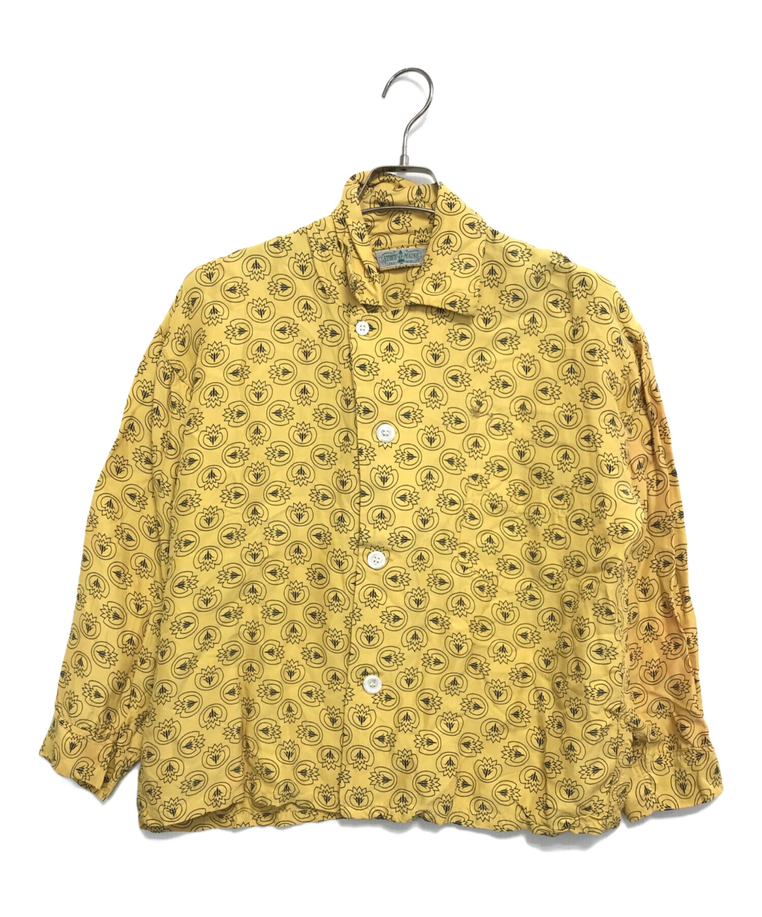 中古・古着通販】STATE O MAINE (ステートオーメイン) 総柄レーヨン 