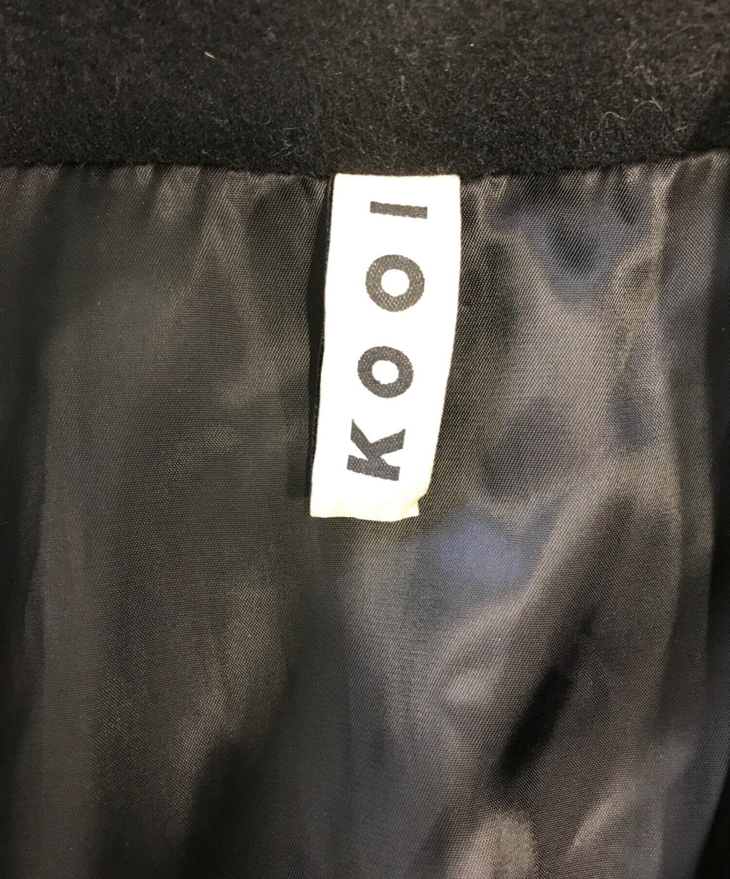 中古・古着通販】kooi (コーイ) ステッチデザインチェスターコート