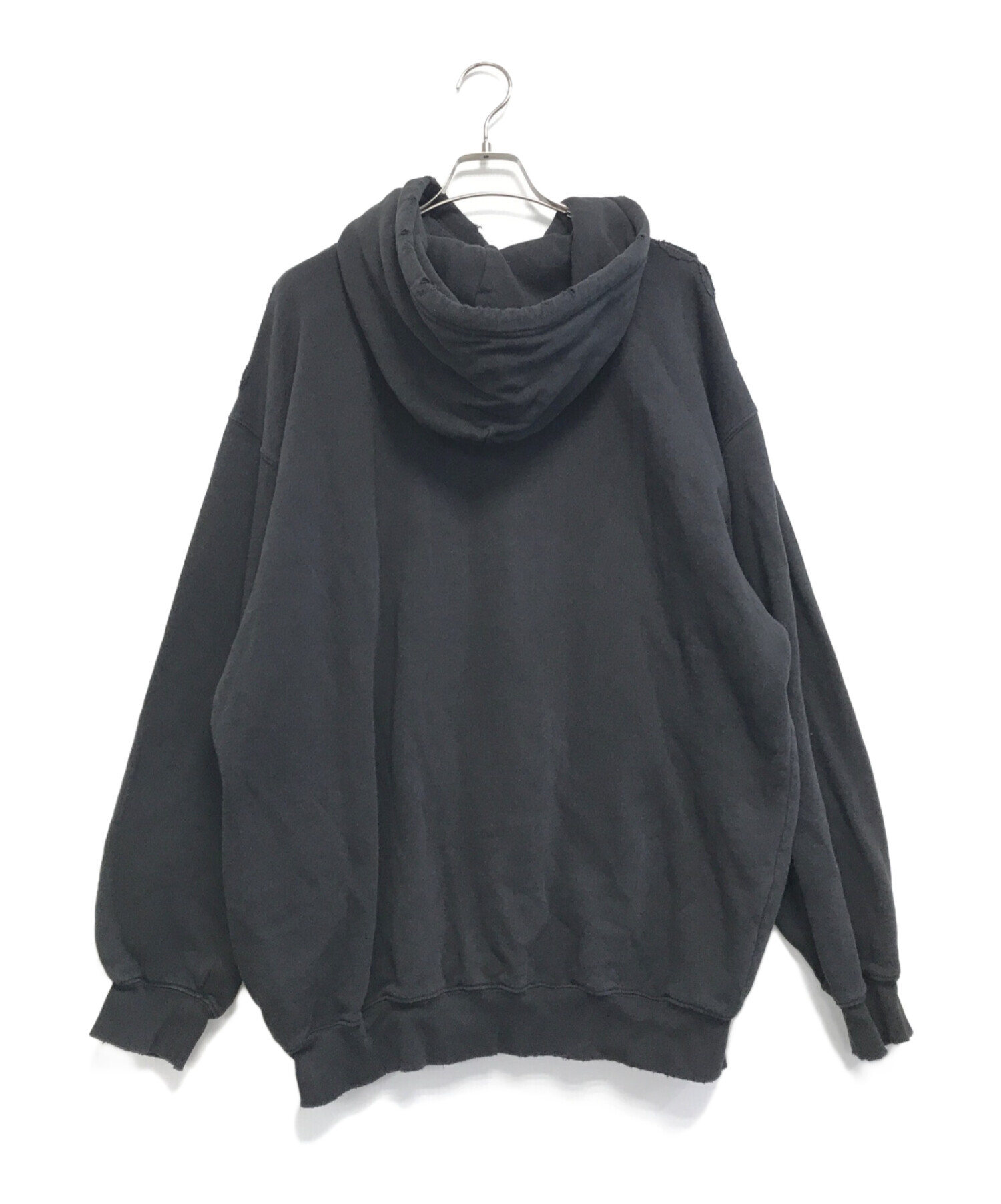 中古・古着通販】BALENCIAGA (バレンシアガ) パーカー ブラック サイズ 