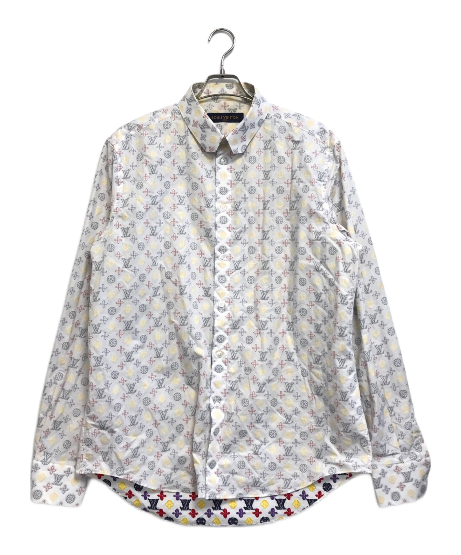 中古・古着通販】LOUIS VUITTON (ルイ ヴィトン) モノグラム刺繍シャツ