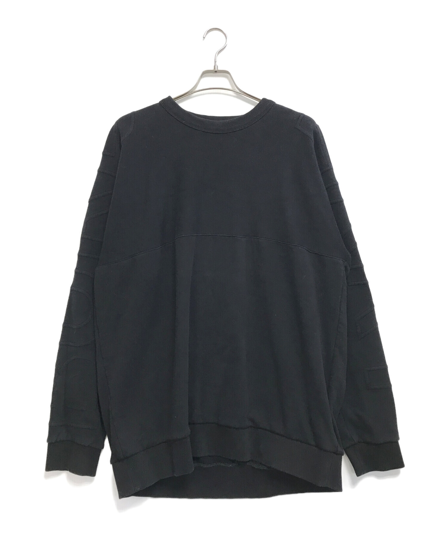 中古・古着通販】BURBERRY (バーバリー) スウェット ブラック サイズ 