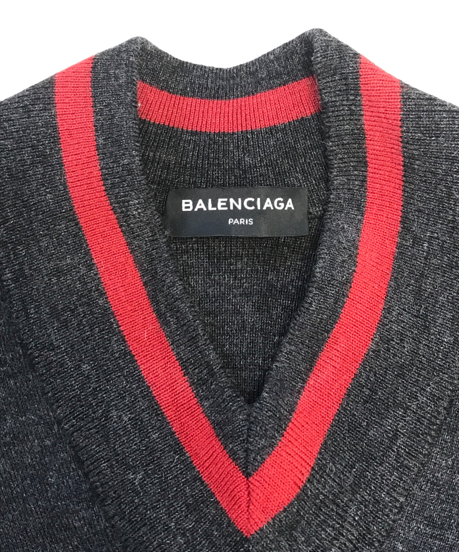 中古・古着通販】BALENCIAGA (バレンシアガ) オーバーサイズVネック 