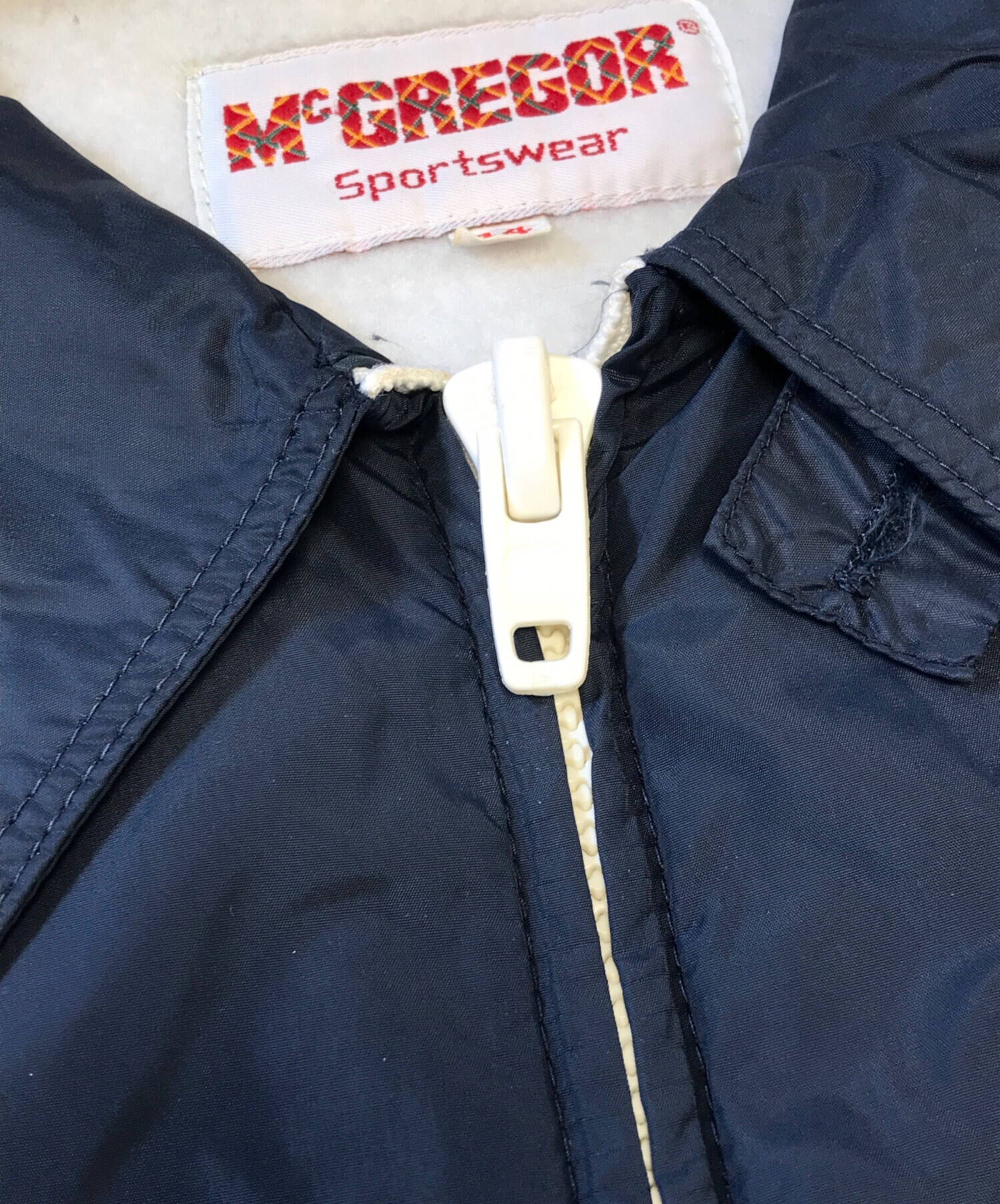 中古・古着通販】macgregor (マクレガー) ナイロンジャケット ネイビー