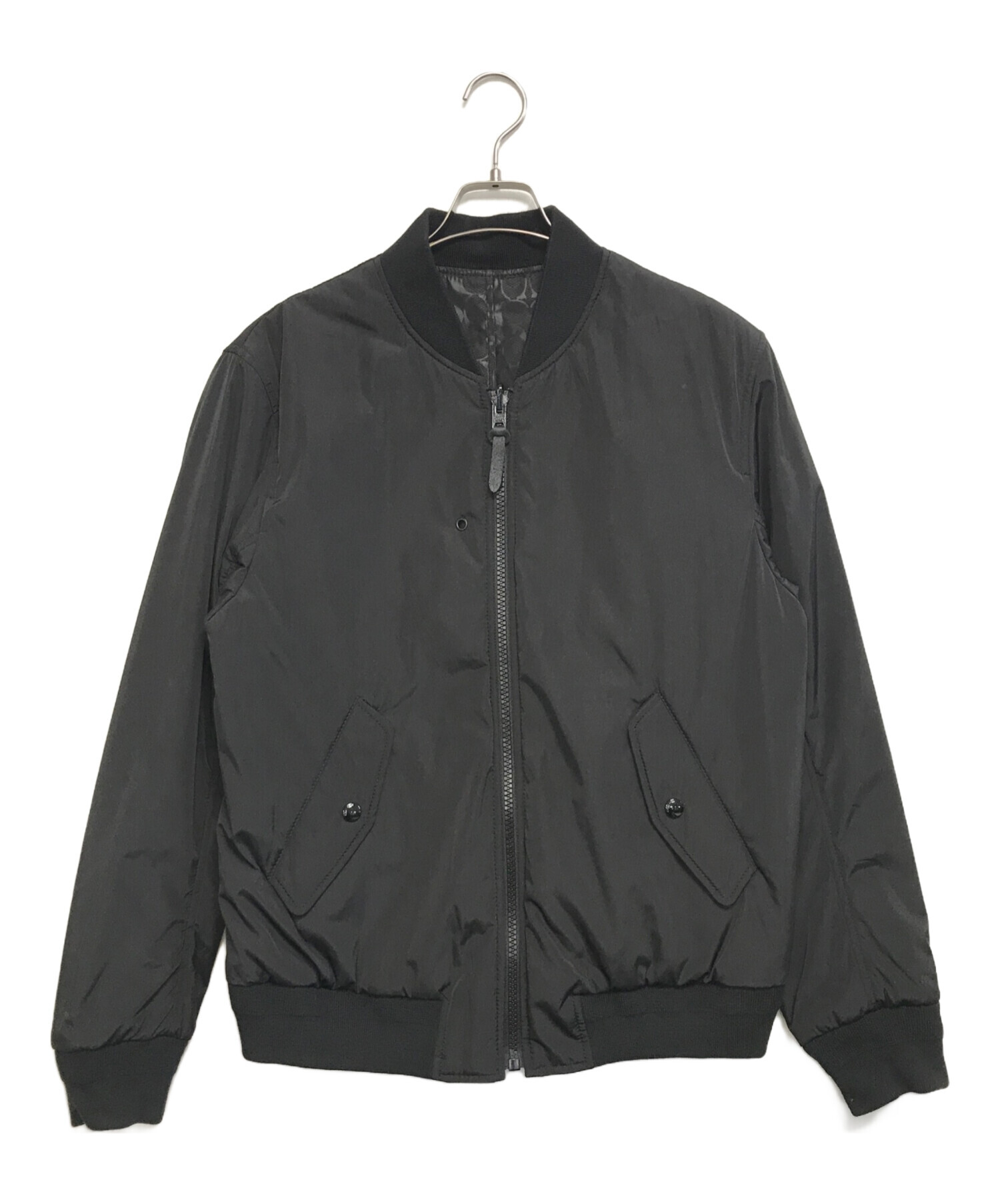 美品 COACH シグネチャー MA-1 リバーシブル ブルゾン XLサイズ 中古・古着通販】COACH (コーチ) シグネチャー リバーシブル MA-1