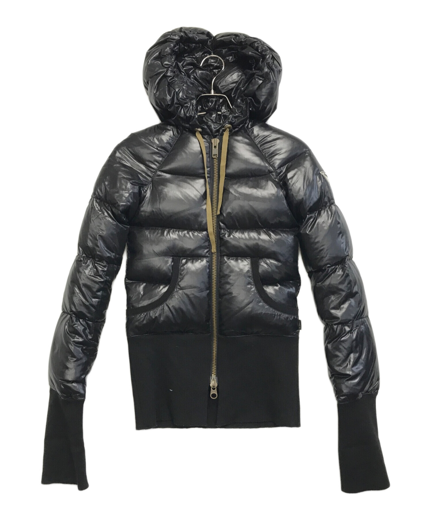 L.G.B ルグランブルー パイロットダウンジャケット フード付き 中古・古着通販】L.G.B (ルグランブルー) ダウンジャケット ブラック