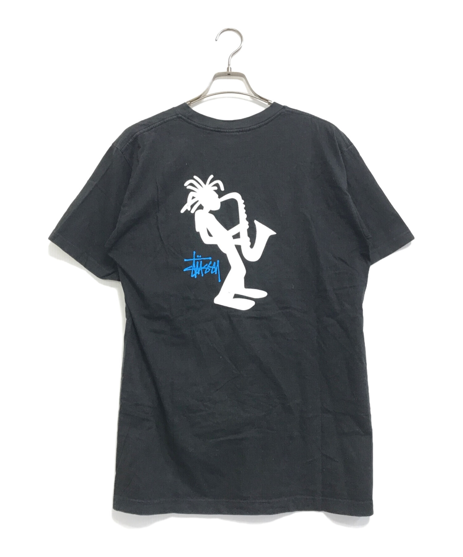 中古・古着通販】stussy (ステューシー) Tシャツ ブラック サイズ:L  