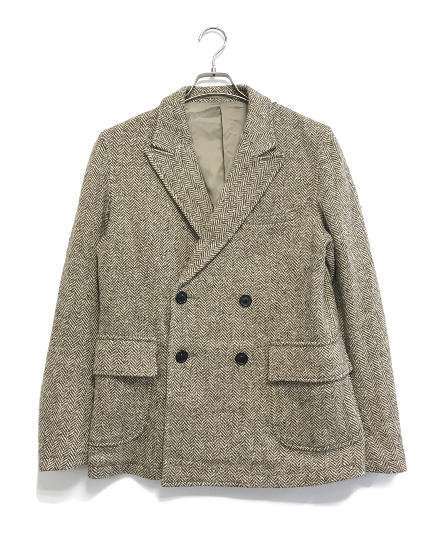 中古・古着通販】UNUSED (アンユーズド) ツイードヘリンボーンウール2B