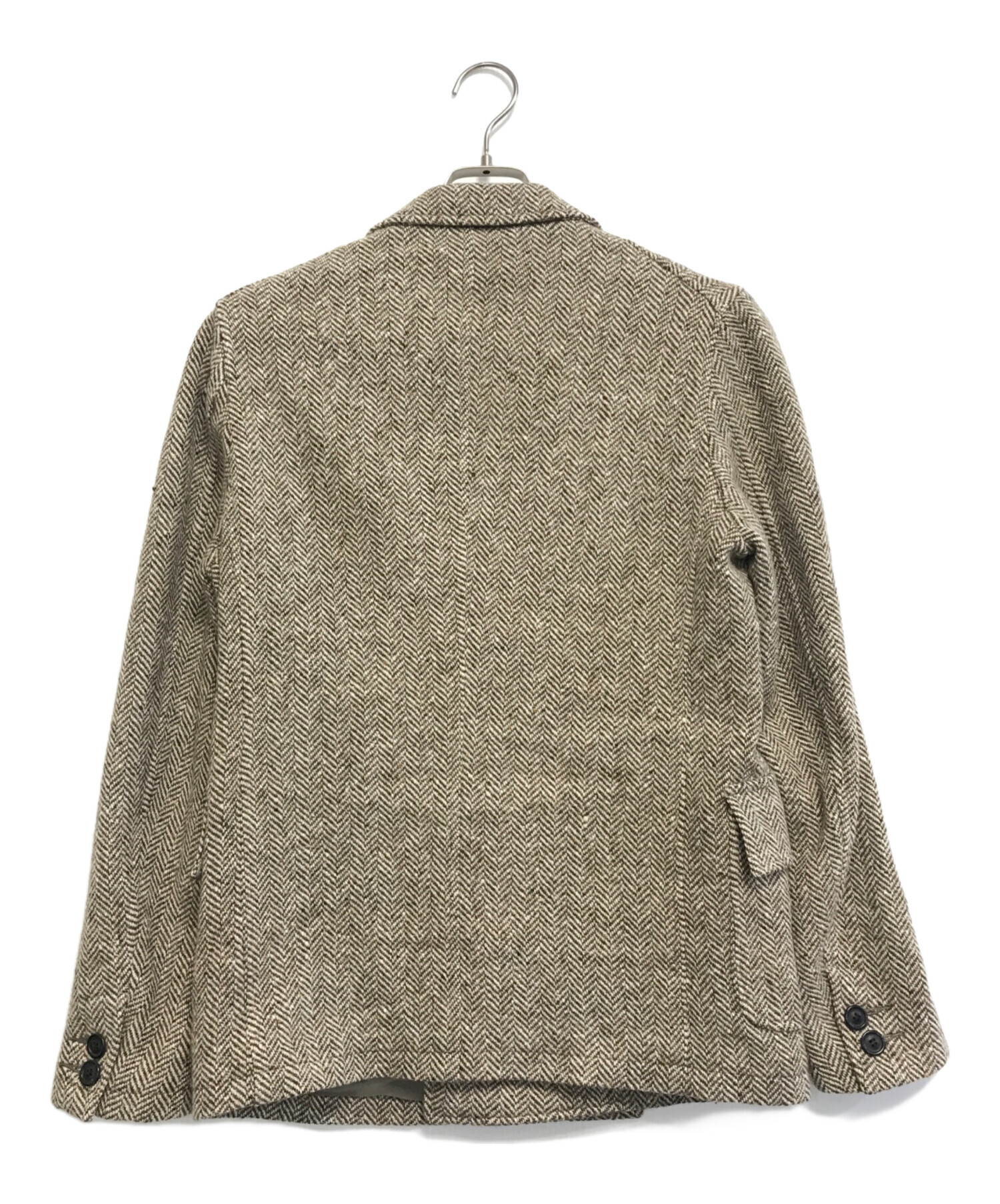 中古・古着通販】UNUSED (アンユーズド) ツイードヘリンボーンウール2B