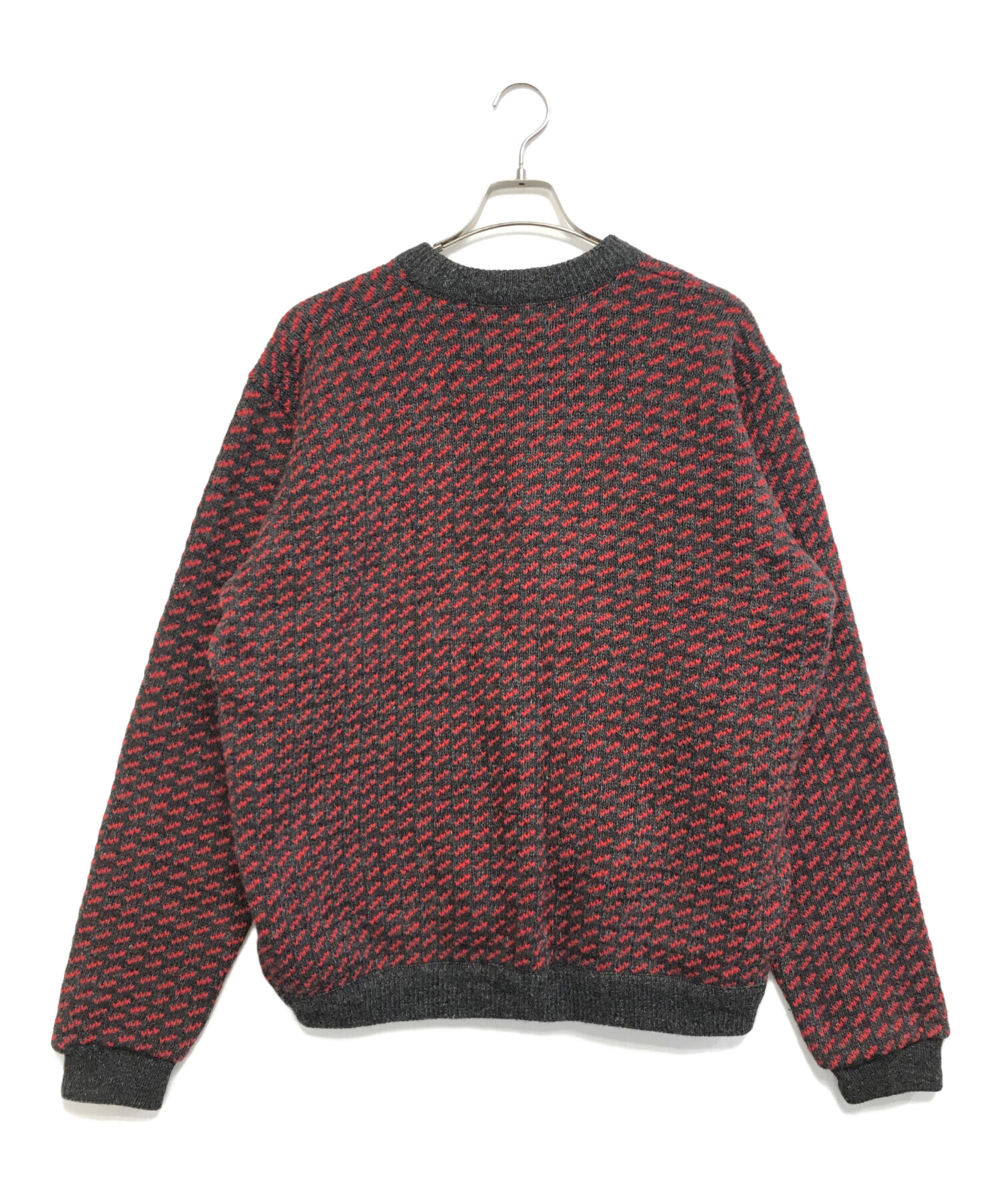 中古・古着通販】L.L.Bean (エルエルビーン) バーズアイニット レッド 