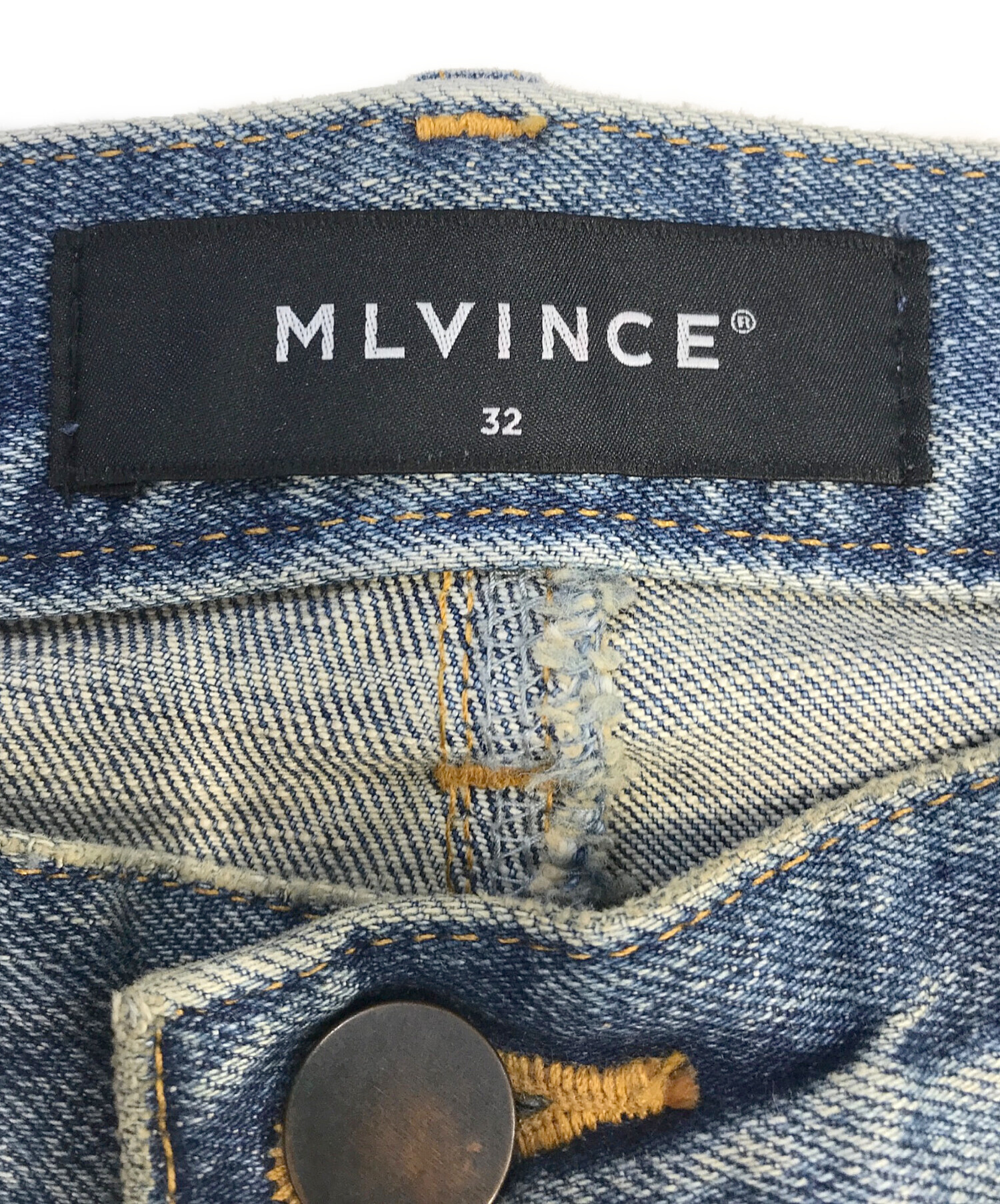 中古・古着通販】MLVINCE (メルヴィンス) double knee jeans 