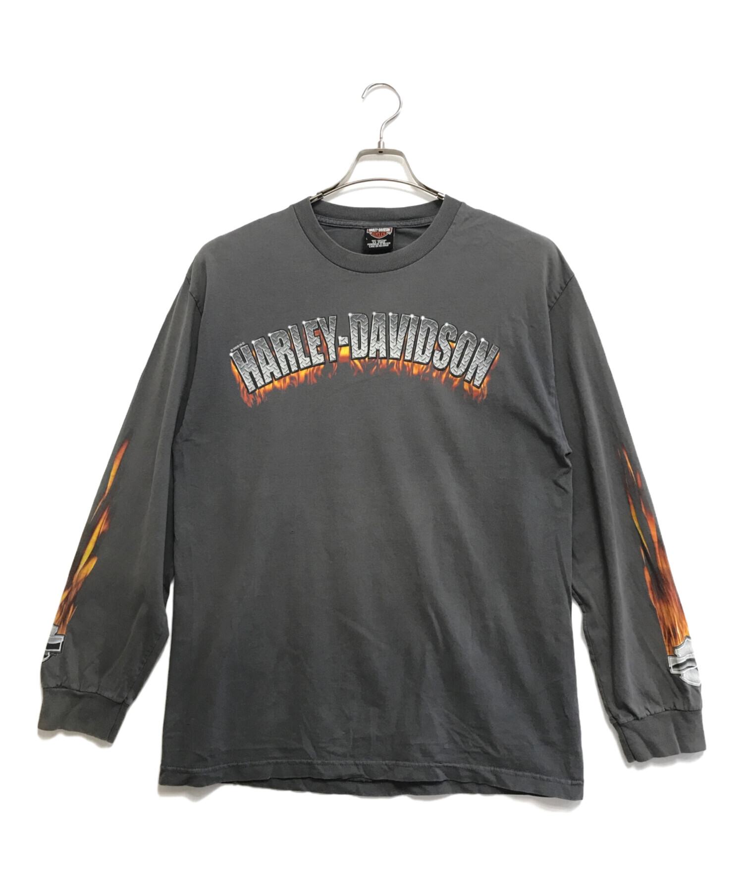 中古・古着通販】HARLEY-DAVIDSON (ハーレーダビッドソン) 袖プリント 