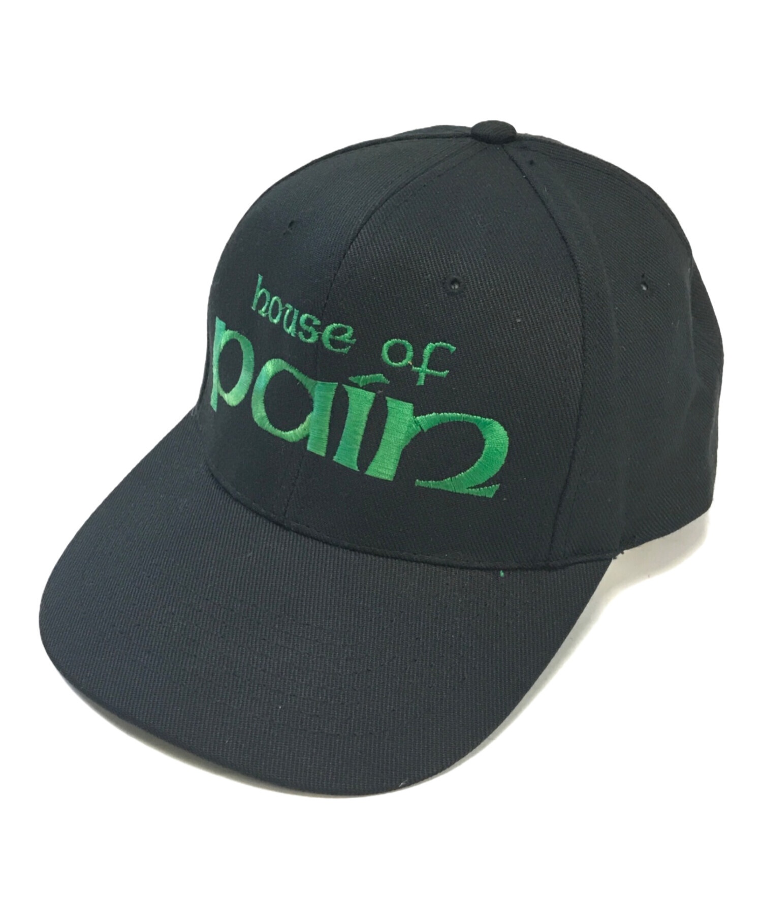 90s HOUSE OF PAIN レアビンテージ キャップ ブラック GEM 中古・古着通販】HOUSE OF PAIN (ハウスオブペイン) キャップ ブラック