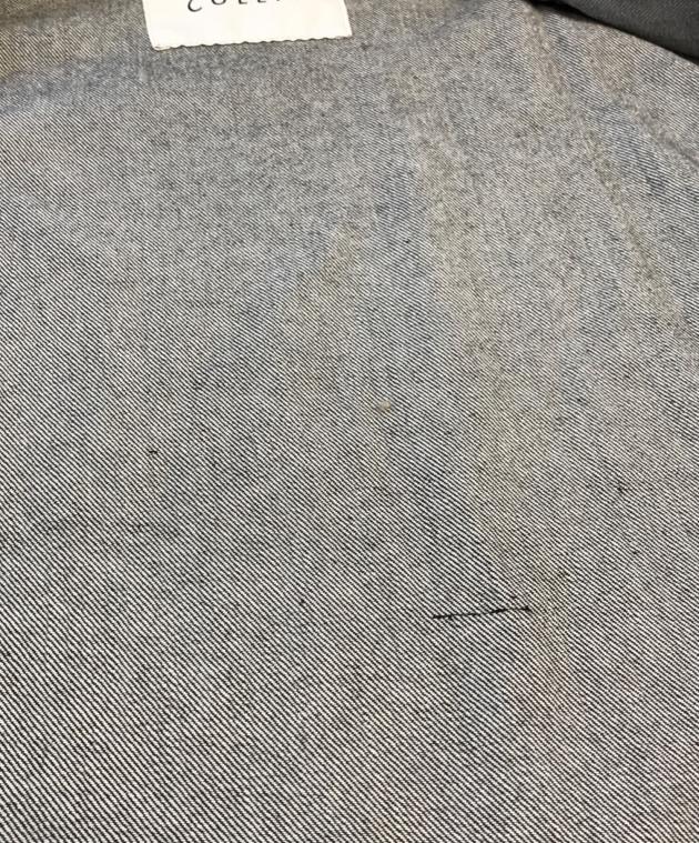 中古・古着通販】CULLNI (クルニ) Cut-off Band Collar Denim Blouson