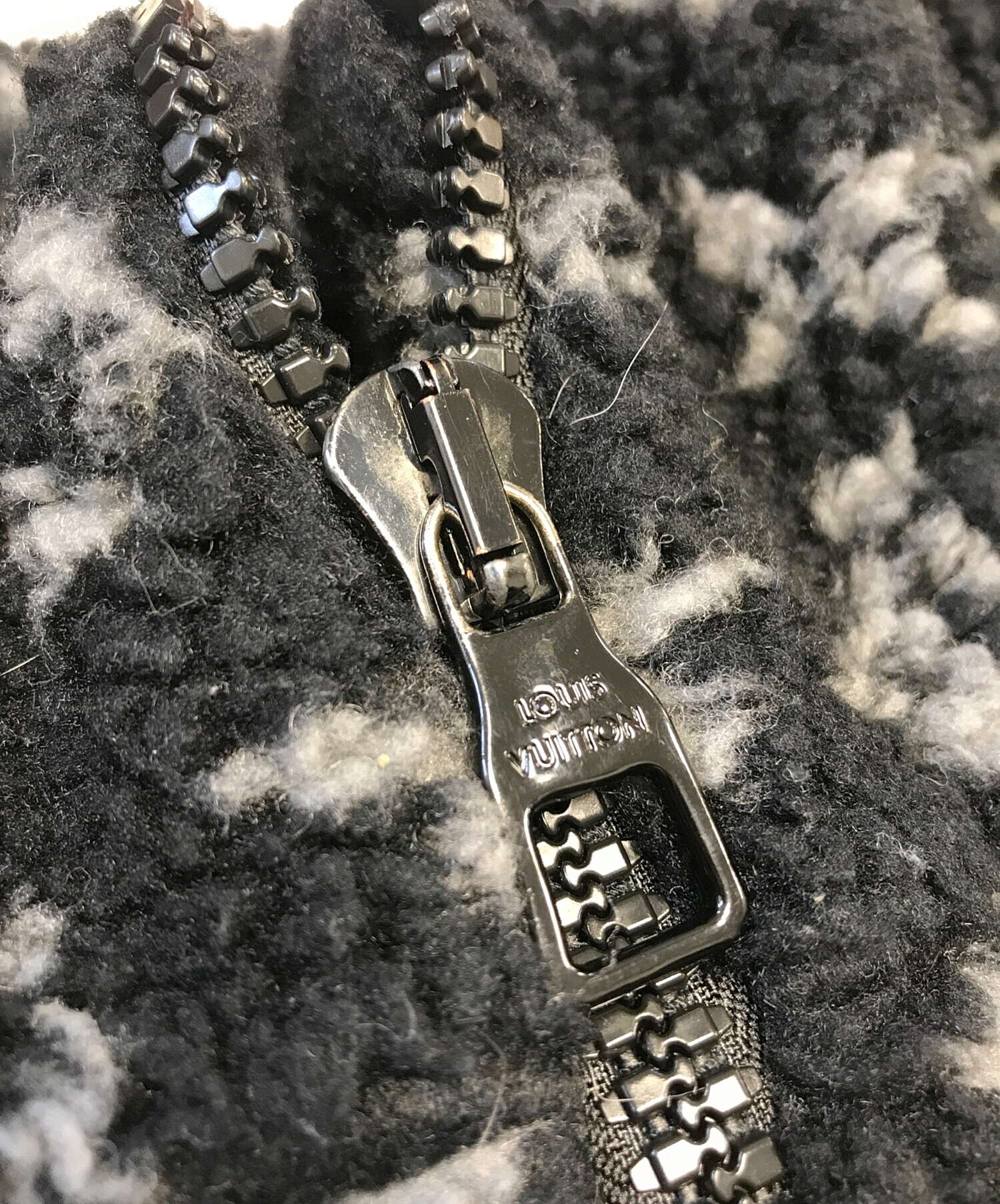 試着のみ レシート付 新作 フリース ルイ・ヴィトン モノグラム 試着