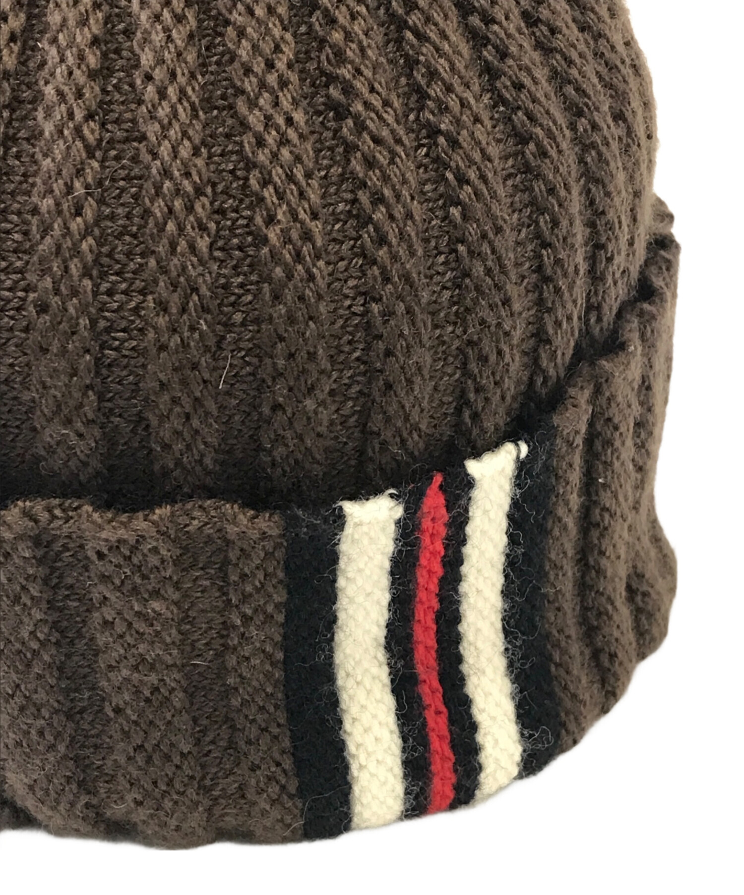 中古・古着通販】BURBERRY (バーバリー) ラムウールニット帽ビーニー