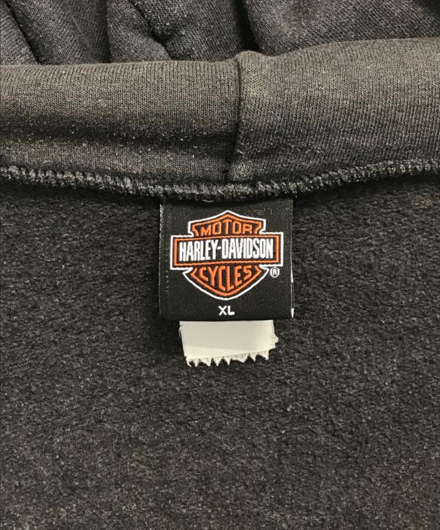 未使用品 Harley-Davidson ハーレー ヴィンテージ 加工 パーカー 中古・古着通販】HARLEY-DAVIDSON (ハーレーダビッドソン) ファイヤー