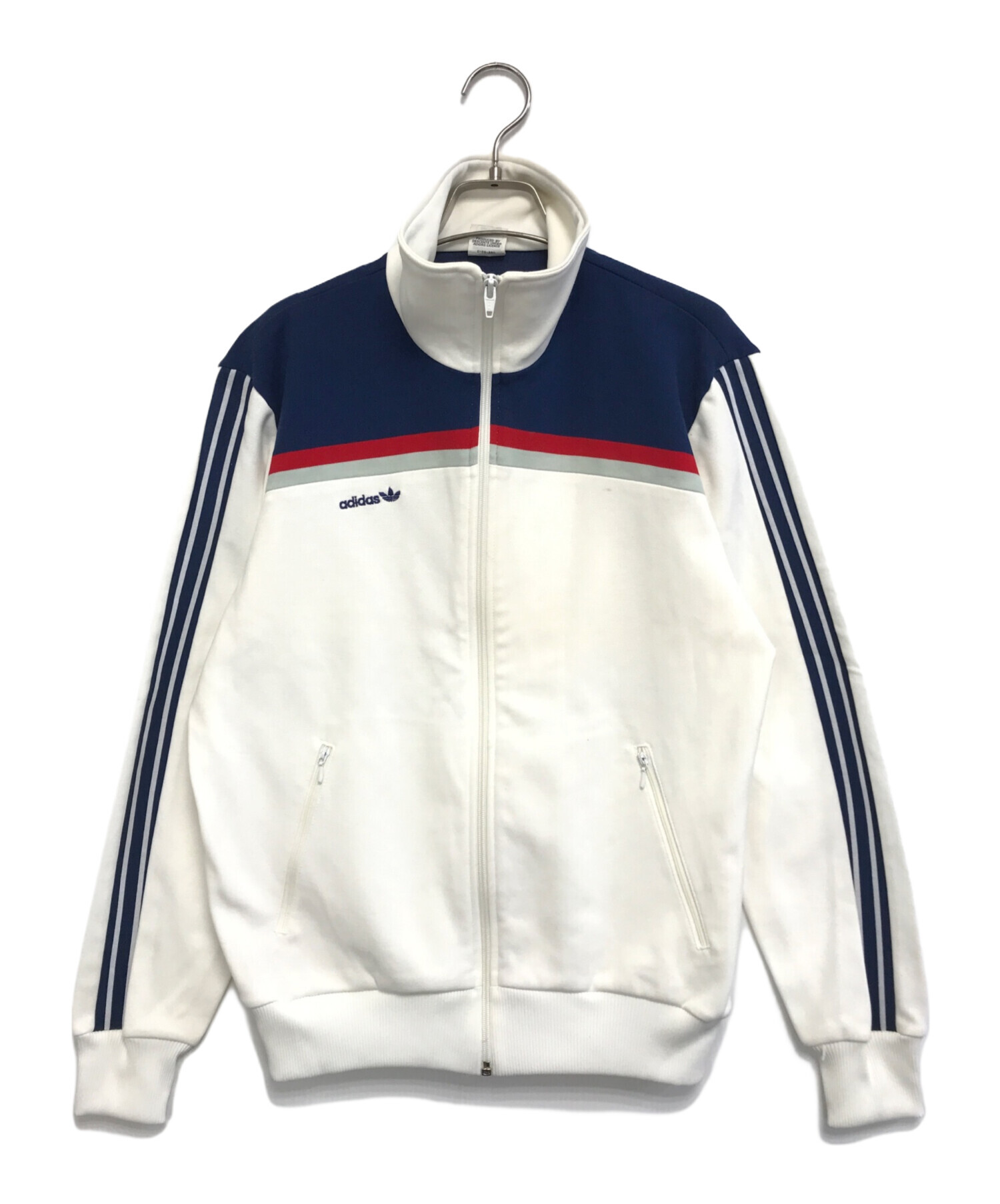 中古・古着通販】adidas (アディダス) トラックジャケット ホワイト 
