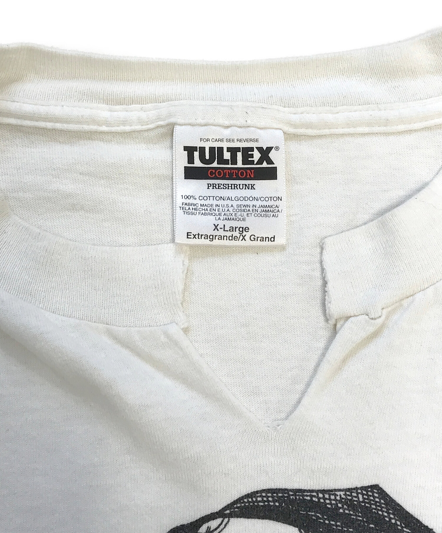 中古・古着通販】TULTEX (タルテックス) 偉人Tシャツ ホワイト サイズ