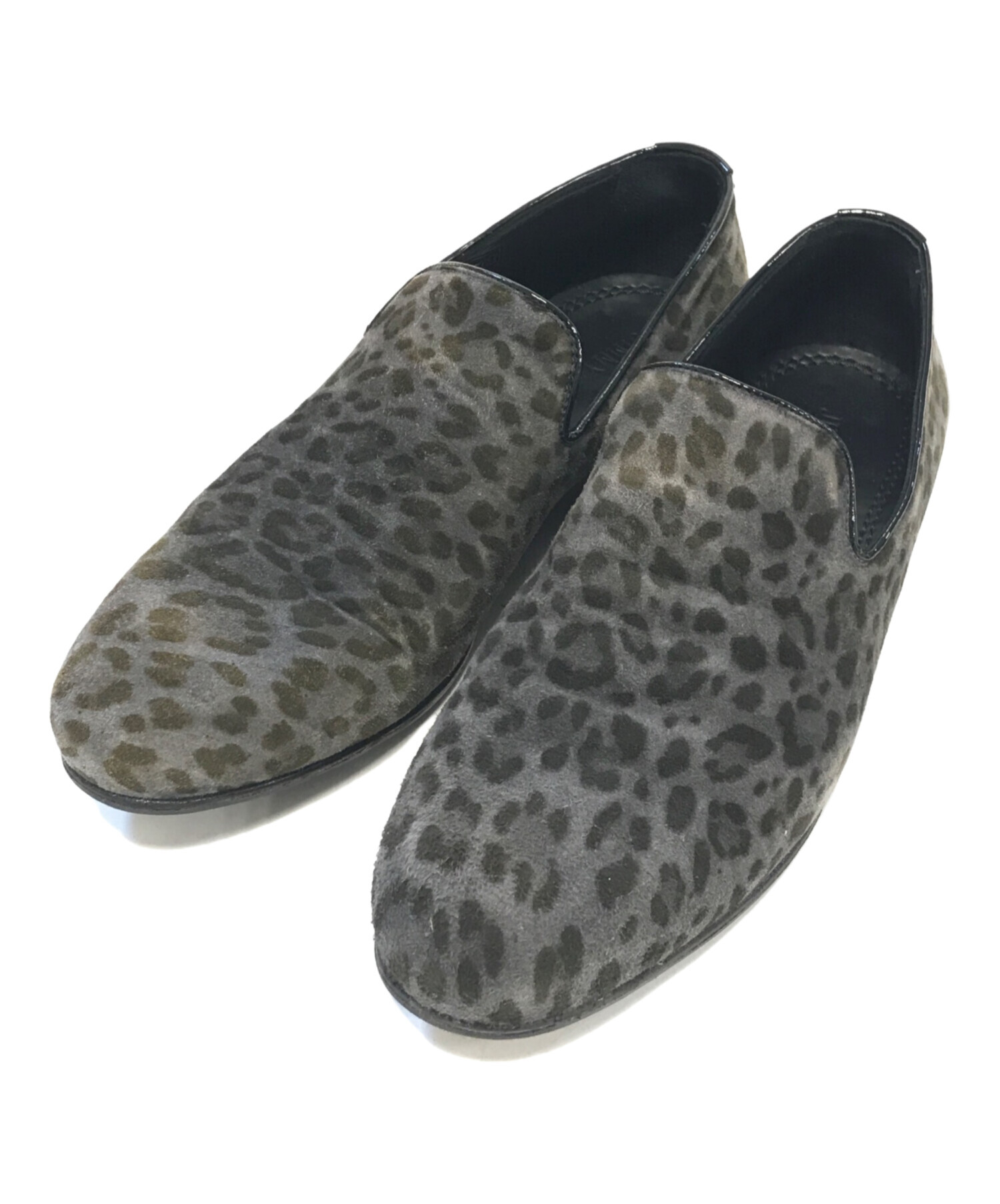 中古・古着通販】JIMMY CHOO (ジミーチュウ) レオパード柄スリッポン 